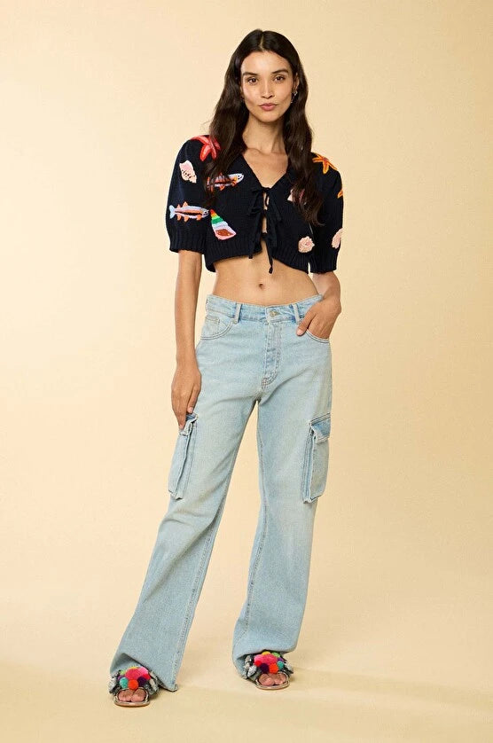 DENIM CARGO