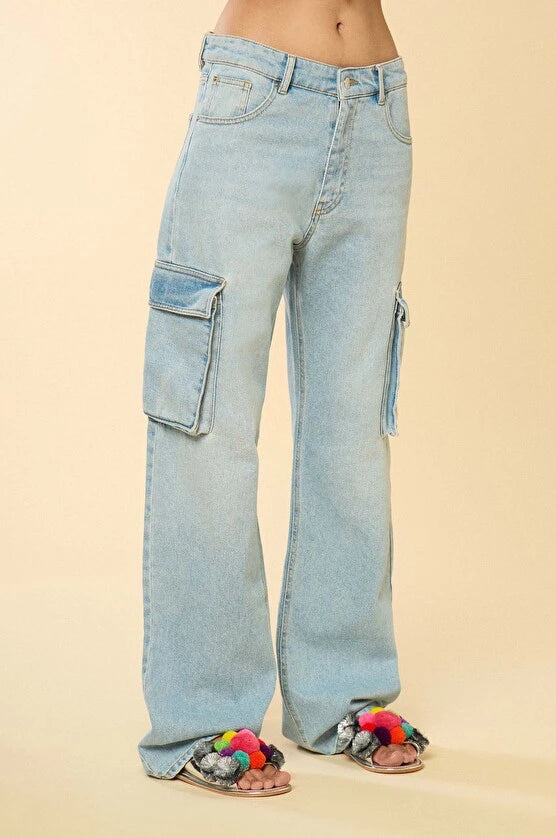 DENIM CARGO