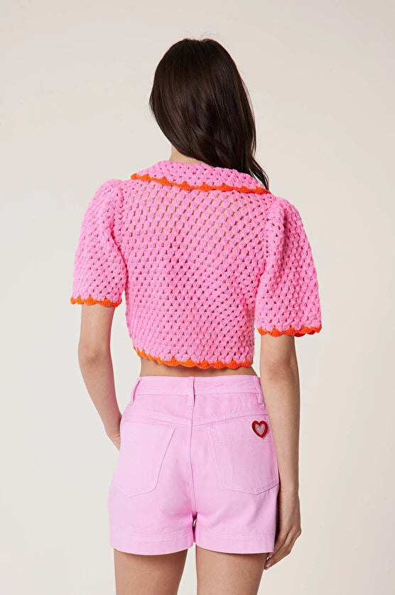 CROCHET ROSE SWEATER