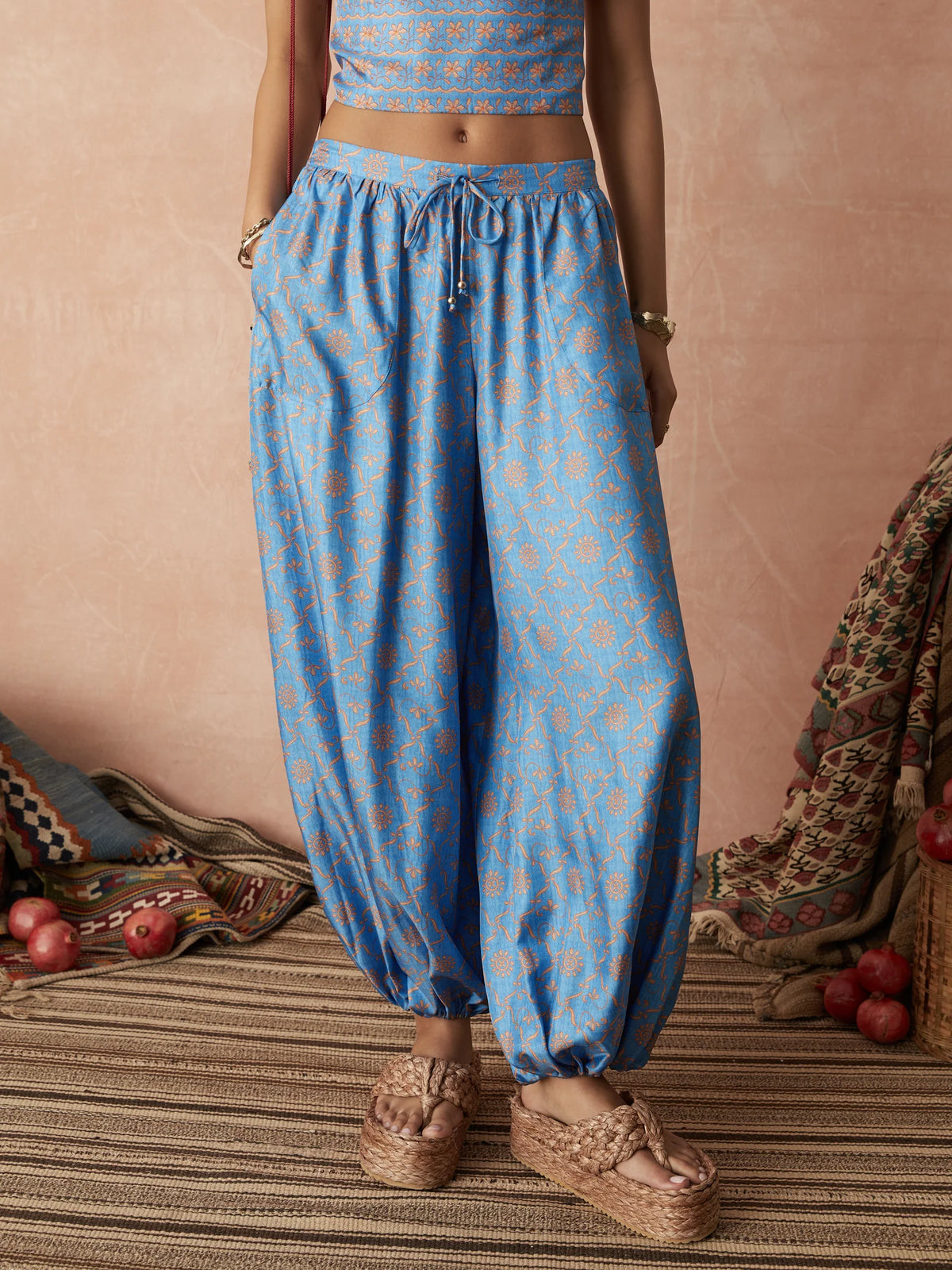 Serin Silk Balloon Pant