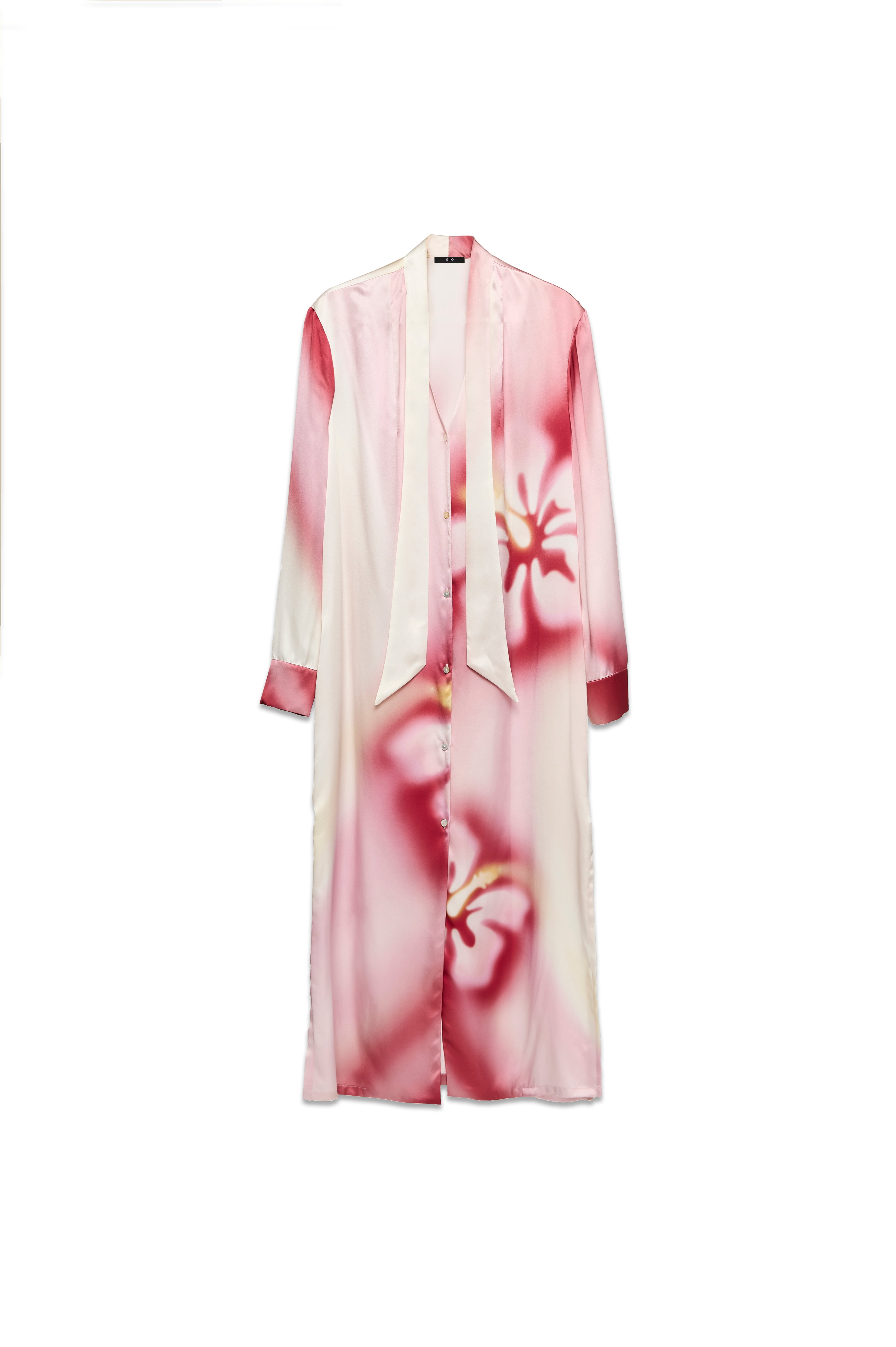 MELTED HIBISCUS SILK DRESS