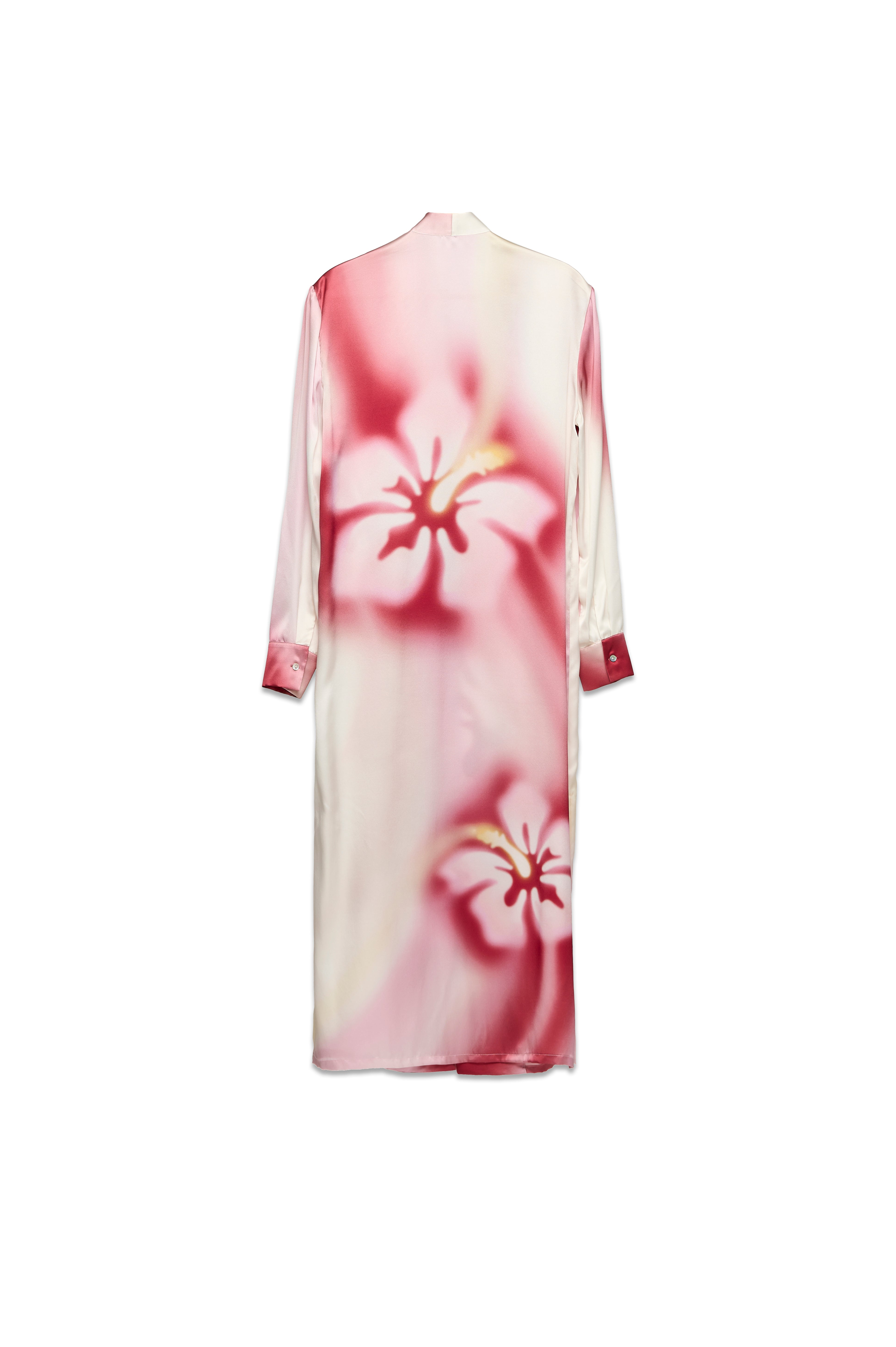 MELTED HIBISCUS SILK DRESS