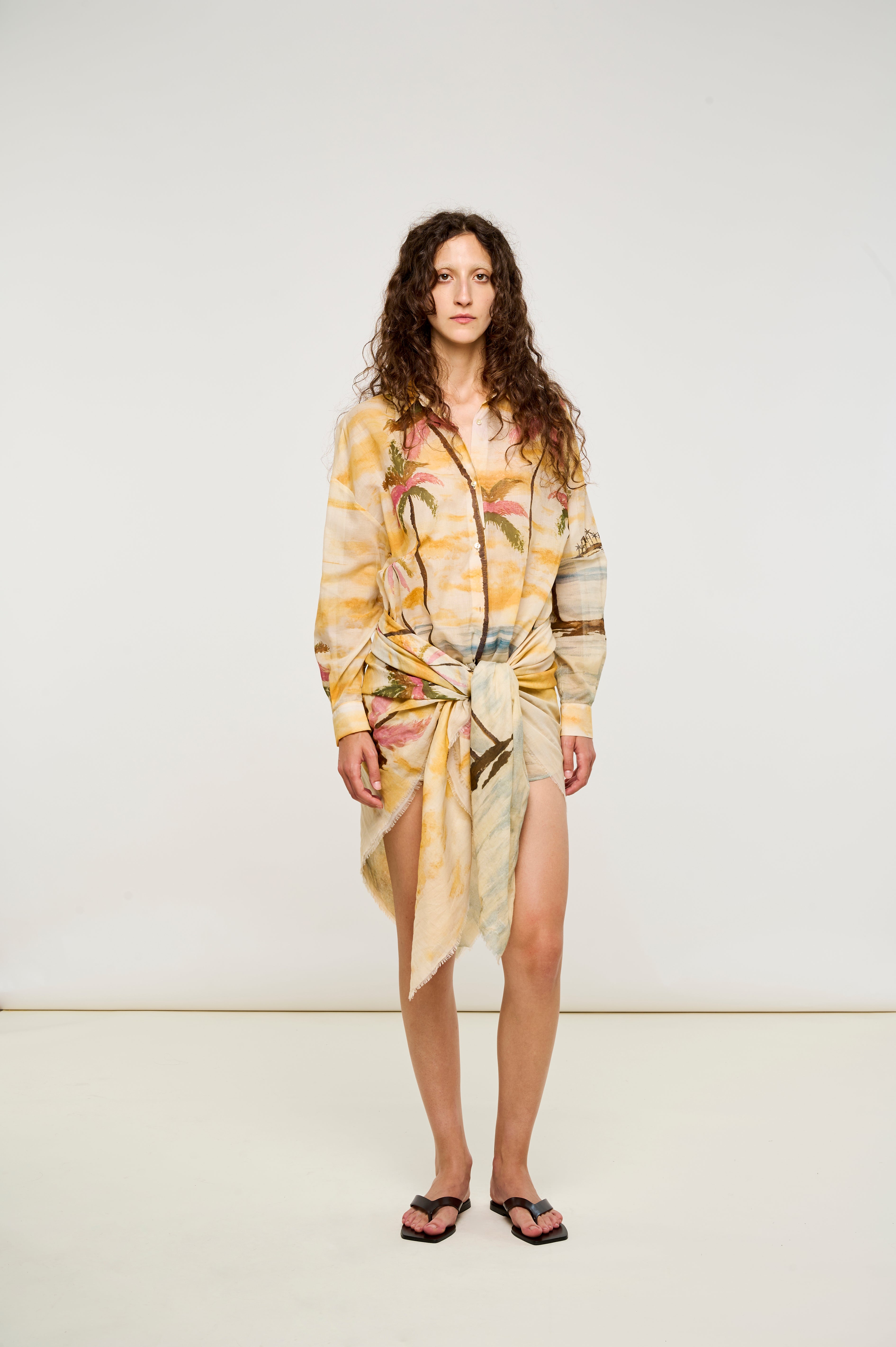 LIVE ON THE ISLAND MAXI SCARF