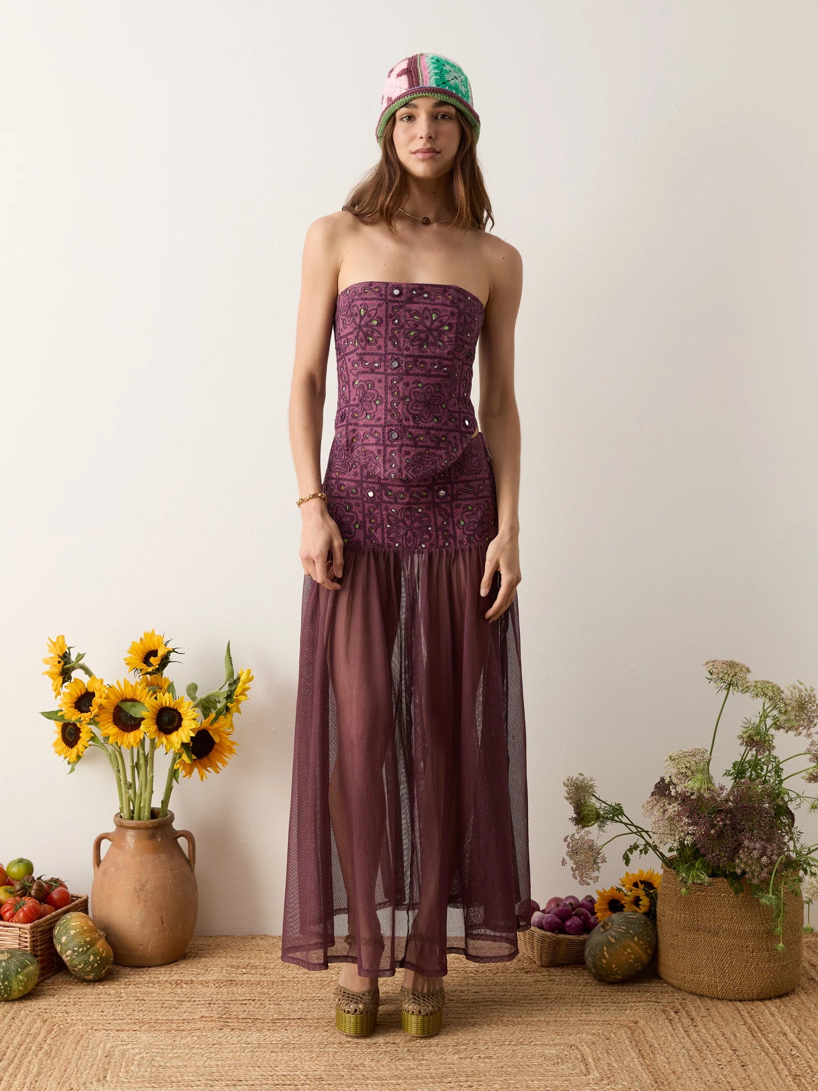 FOLKORA EMBELLISHED BODICE