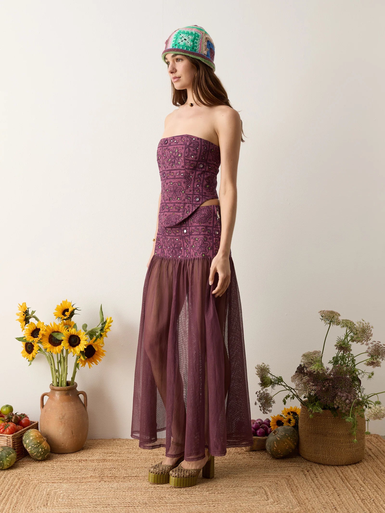 FOLKORA EMBELLISHED BODICE