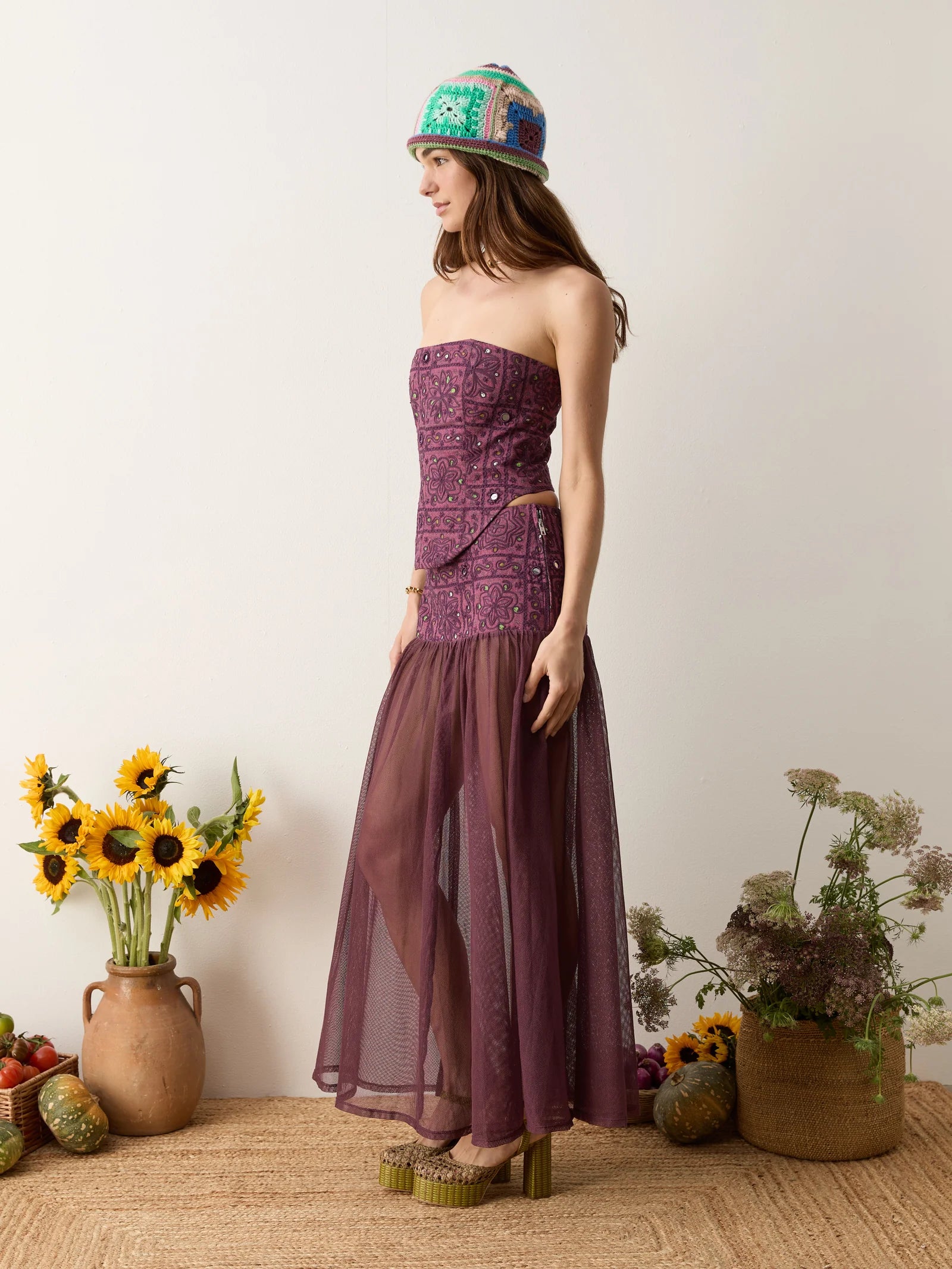 FOLKORA EMBELLISHED BODICE