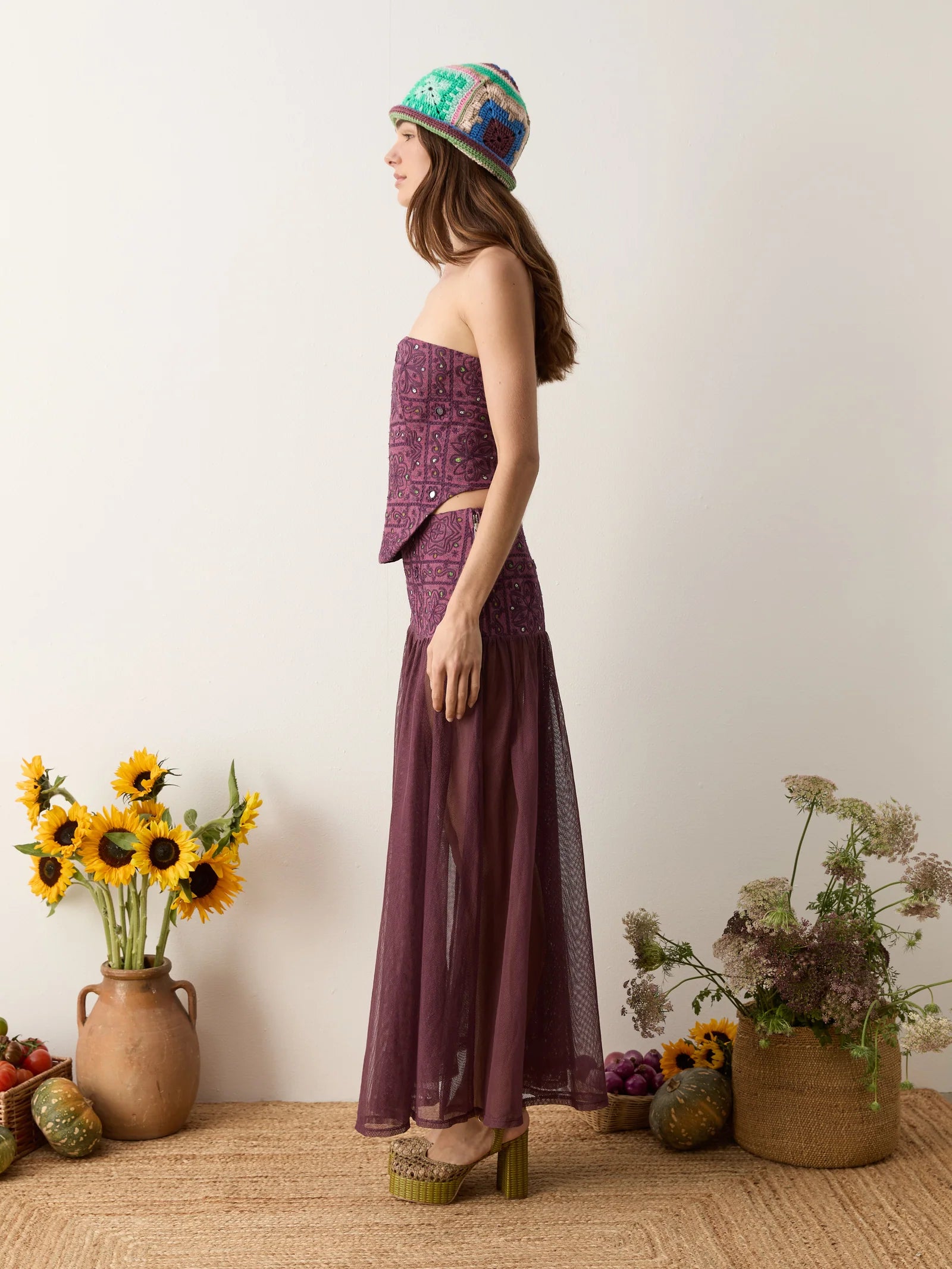FOLKORA EMBELLISHED BODICE