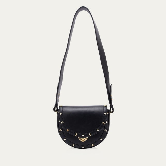 VICTORIA NAPPA BLACK LEATHER