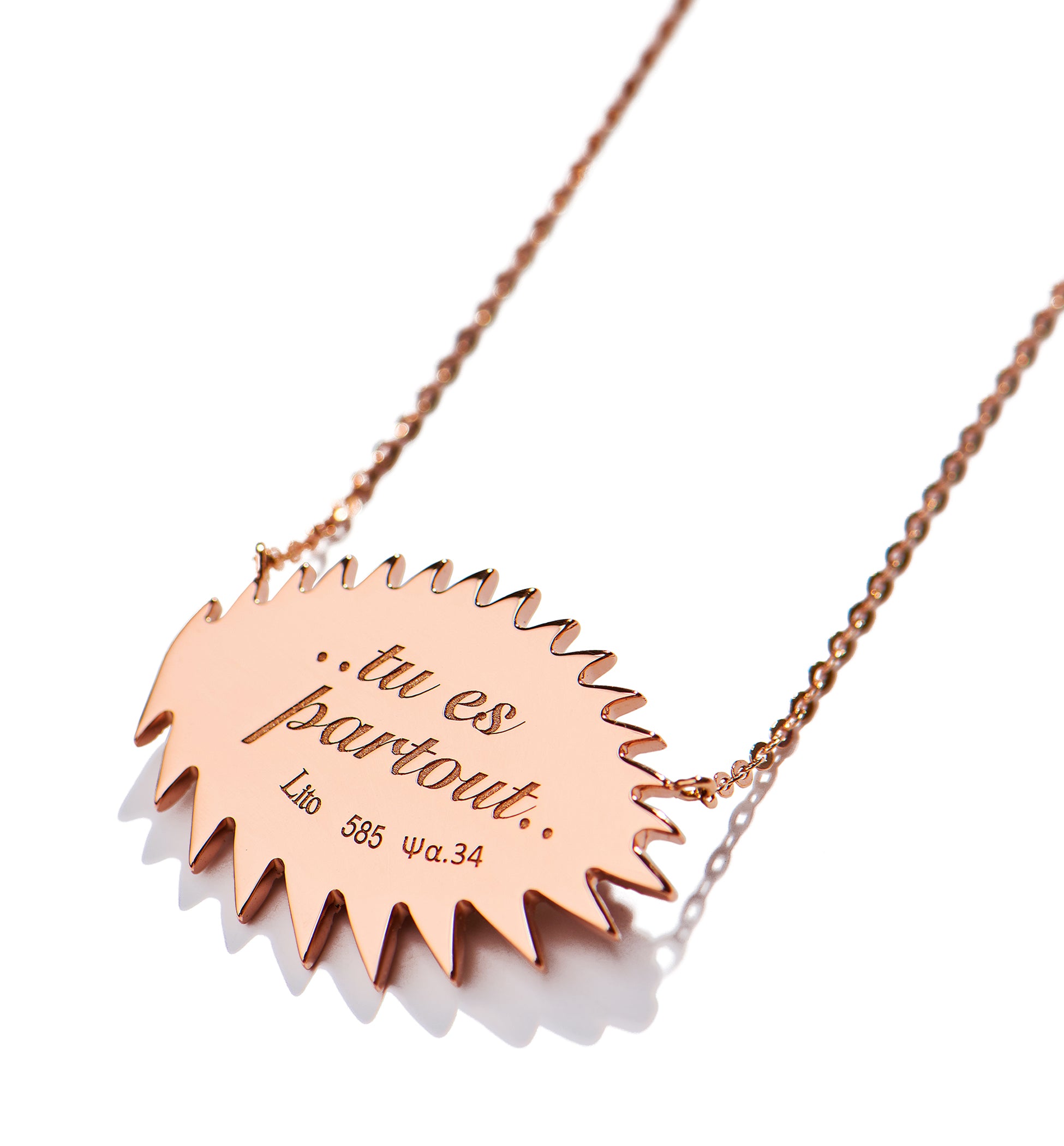 APOLLON 13 GRAND AMBRE DIAMOND NECKLACE