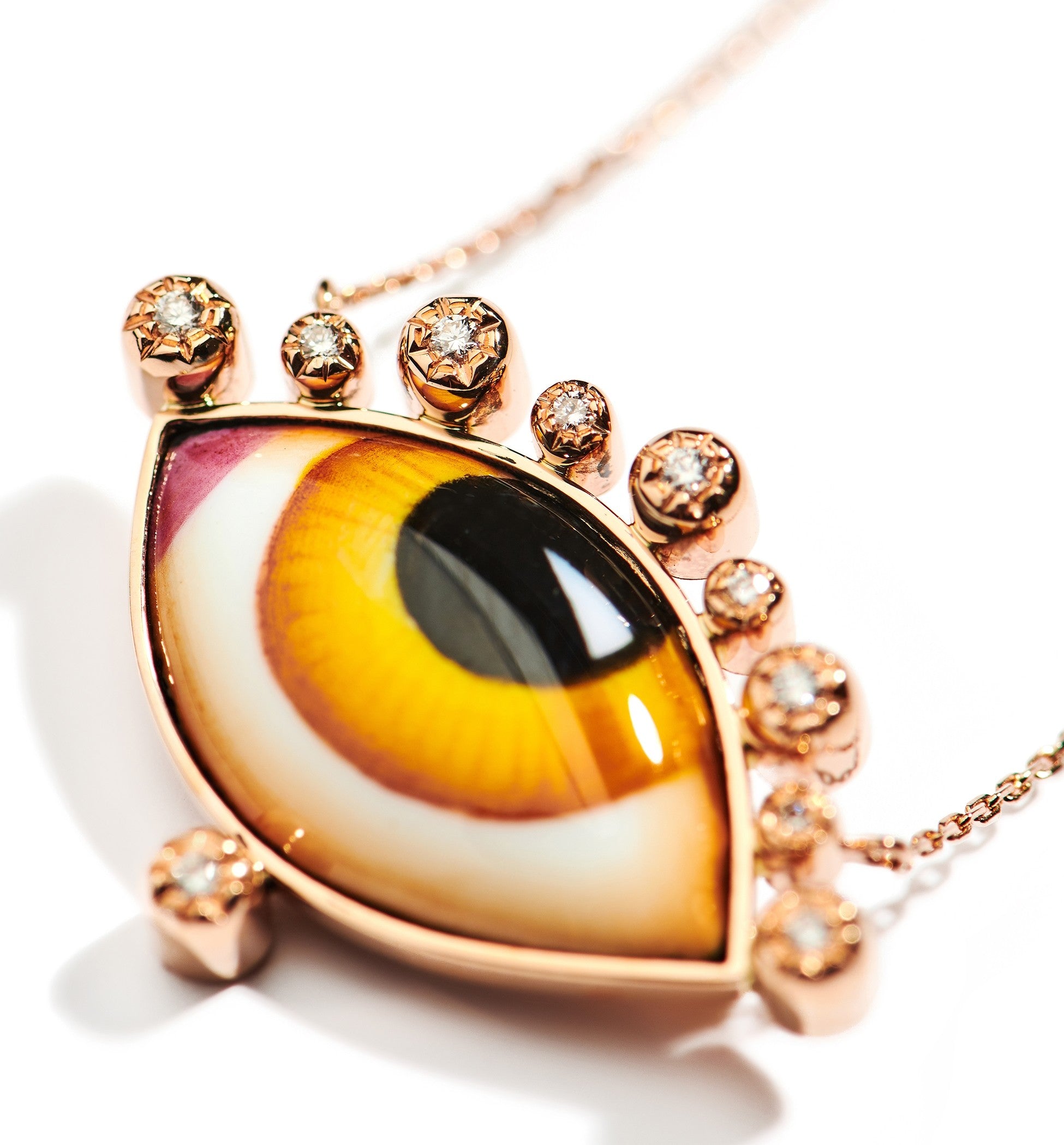 RUSSE GRAND AMBRE diamond necklace