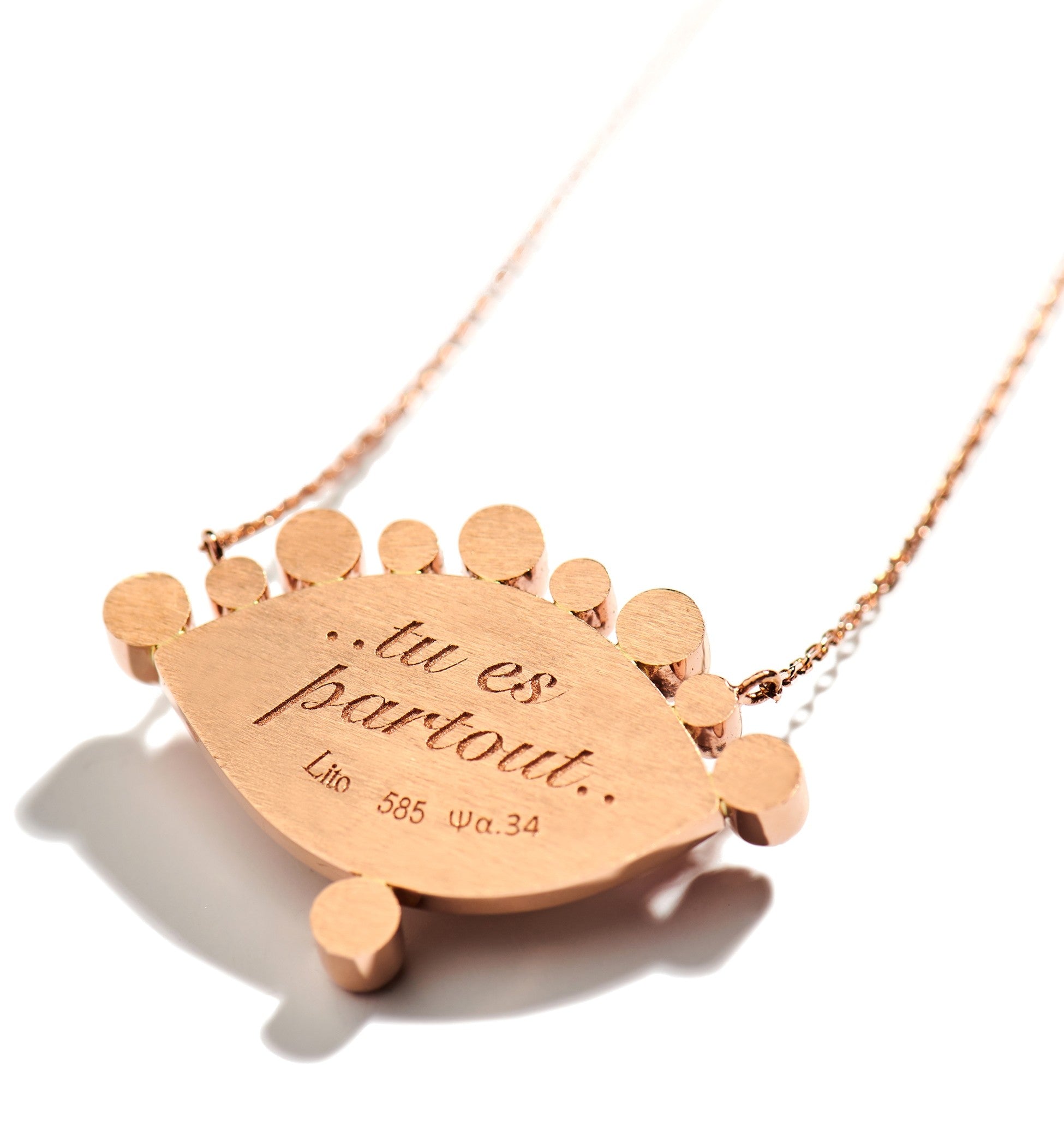 RUSSE GRAND AMBRE diamond necklace
