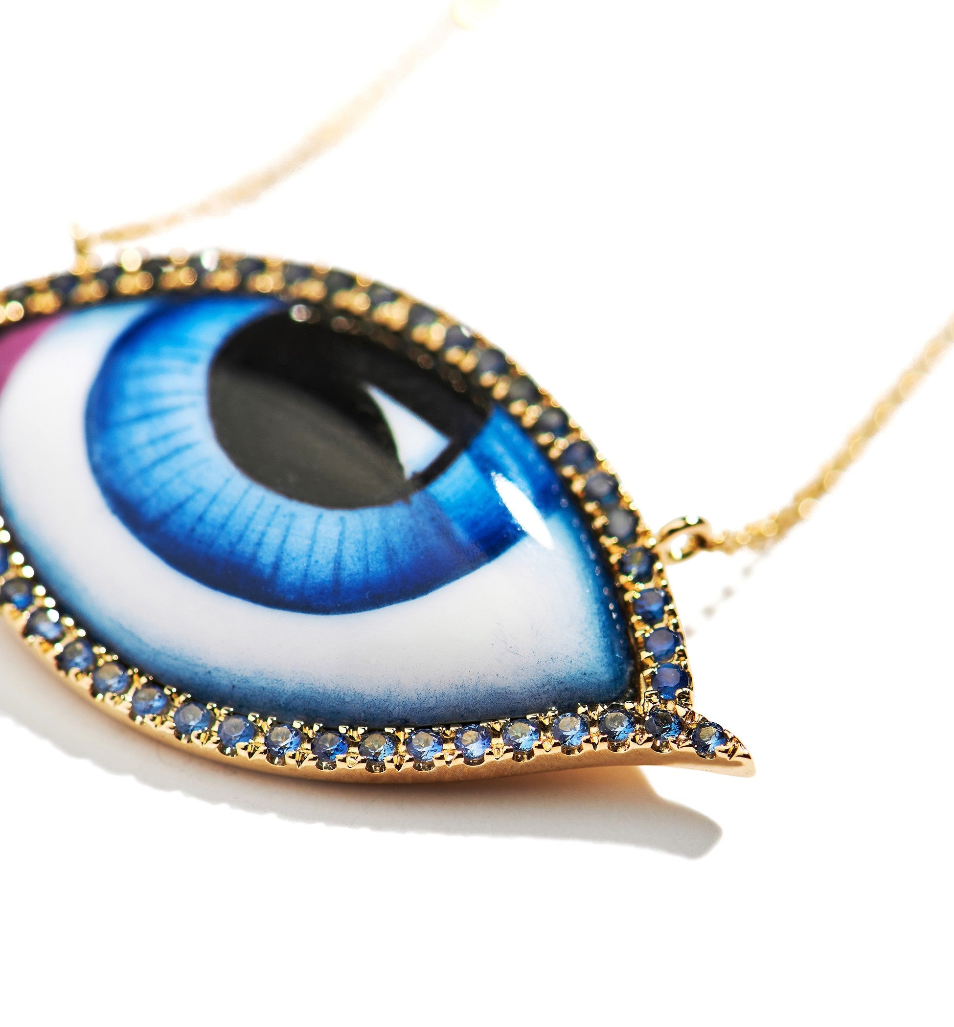 Grand Bleu diamond and sapphire necklace