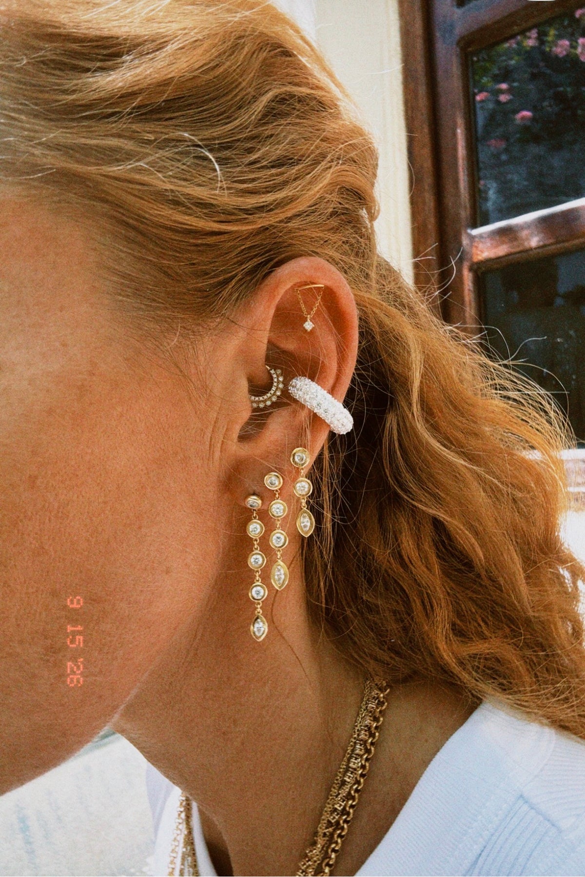 Ear Cuff full strass