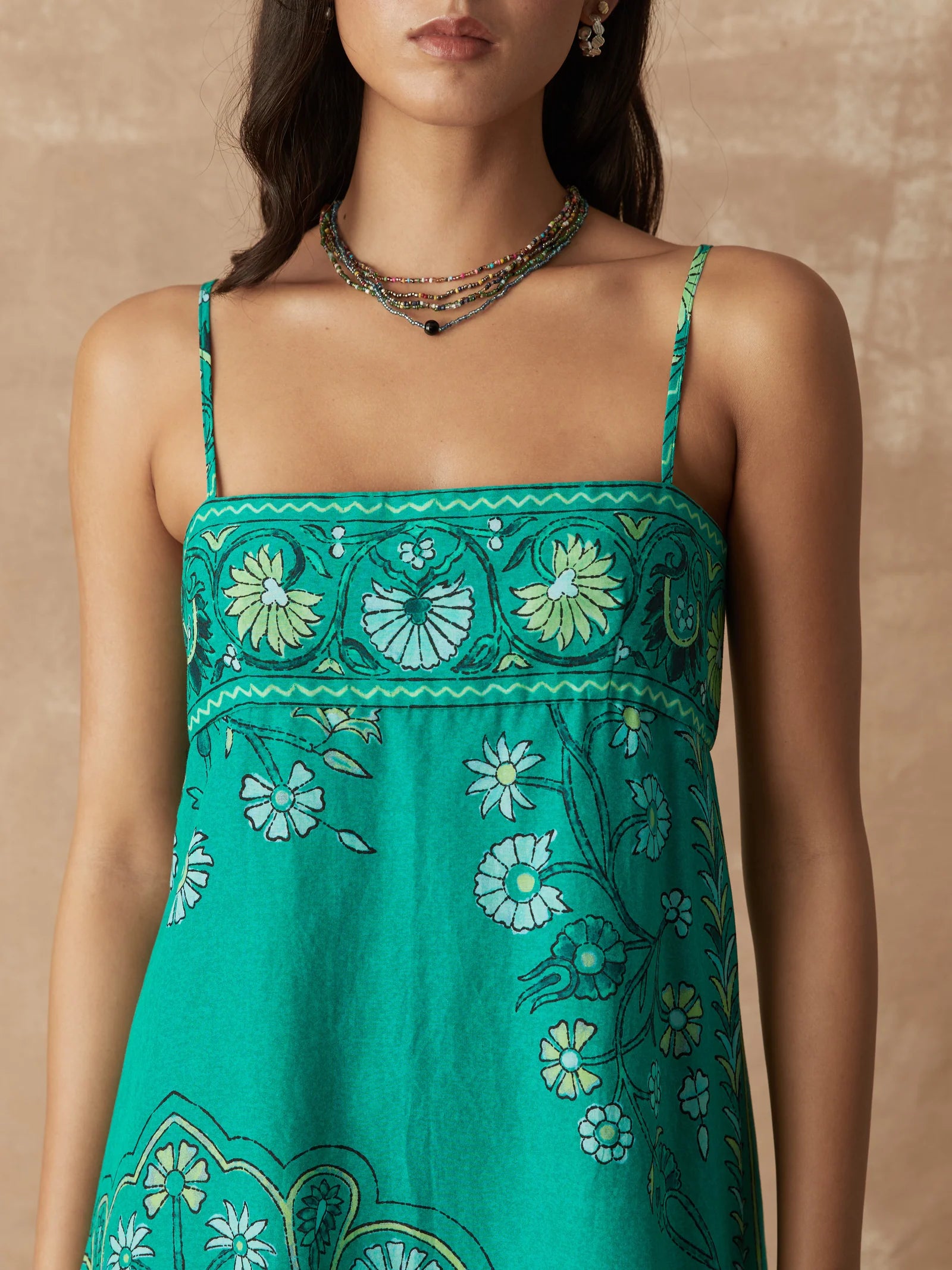 DARJEELING MINI STRAPPY DRESS