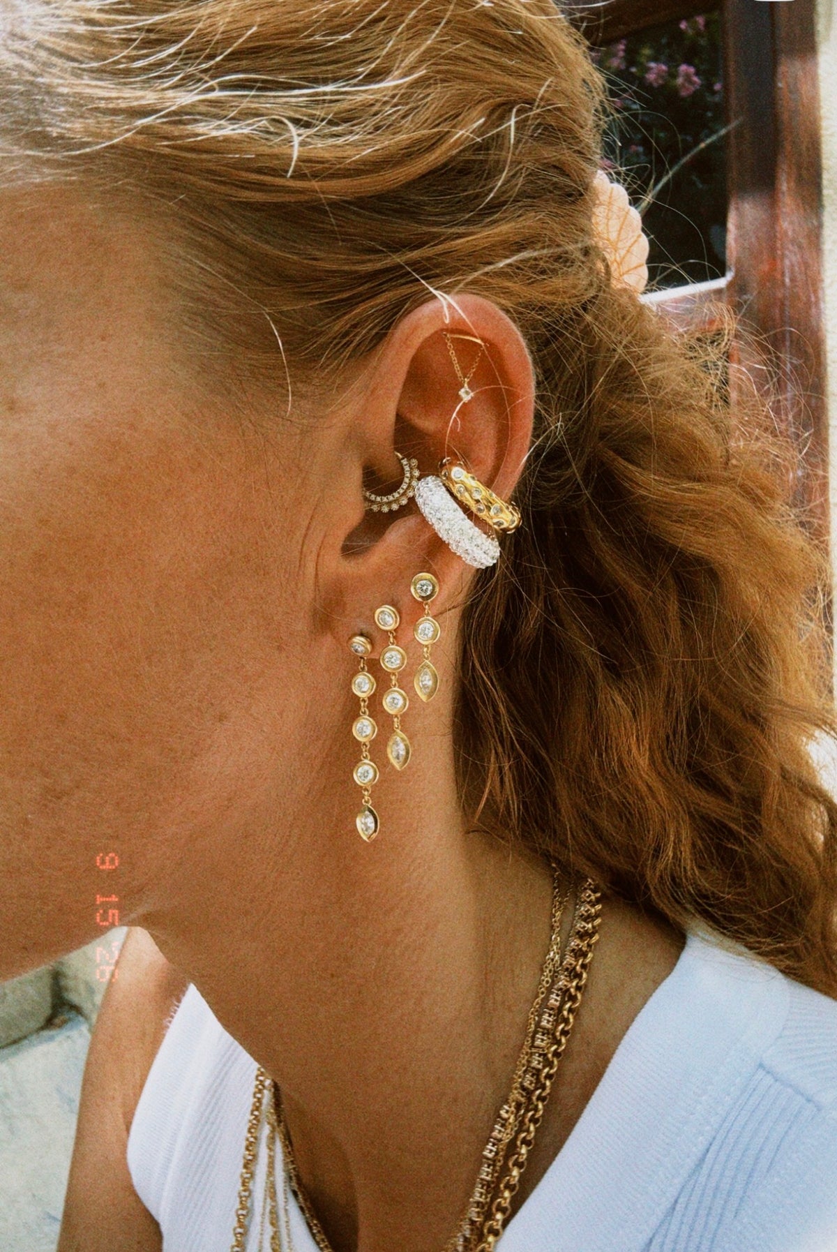 Ear Cuff full strass