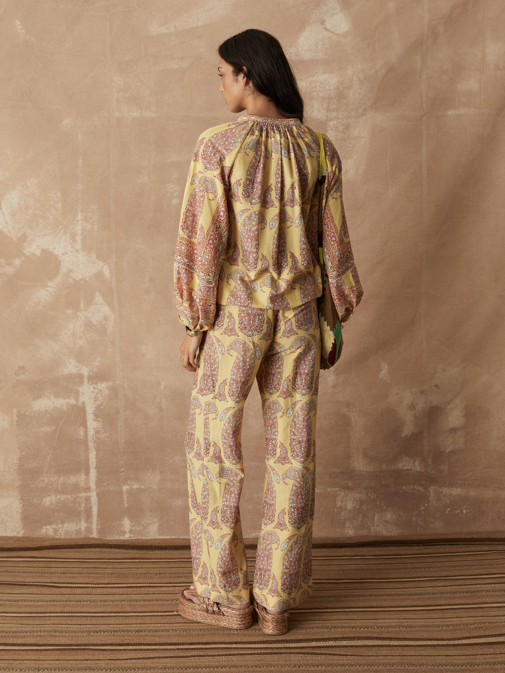 Calico Tailored Pant styled look