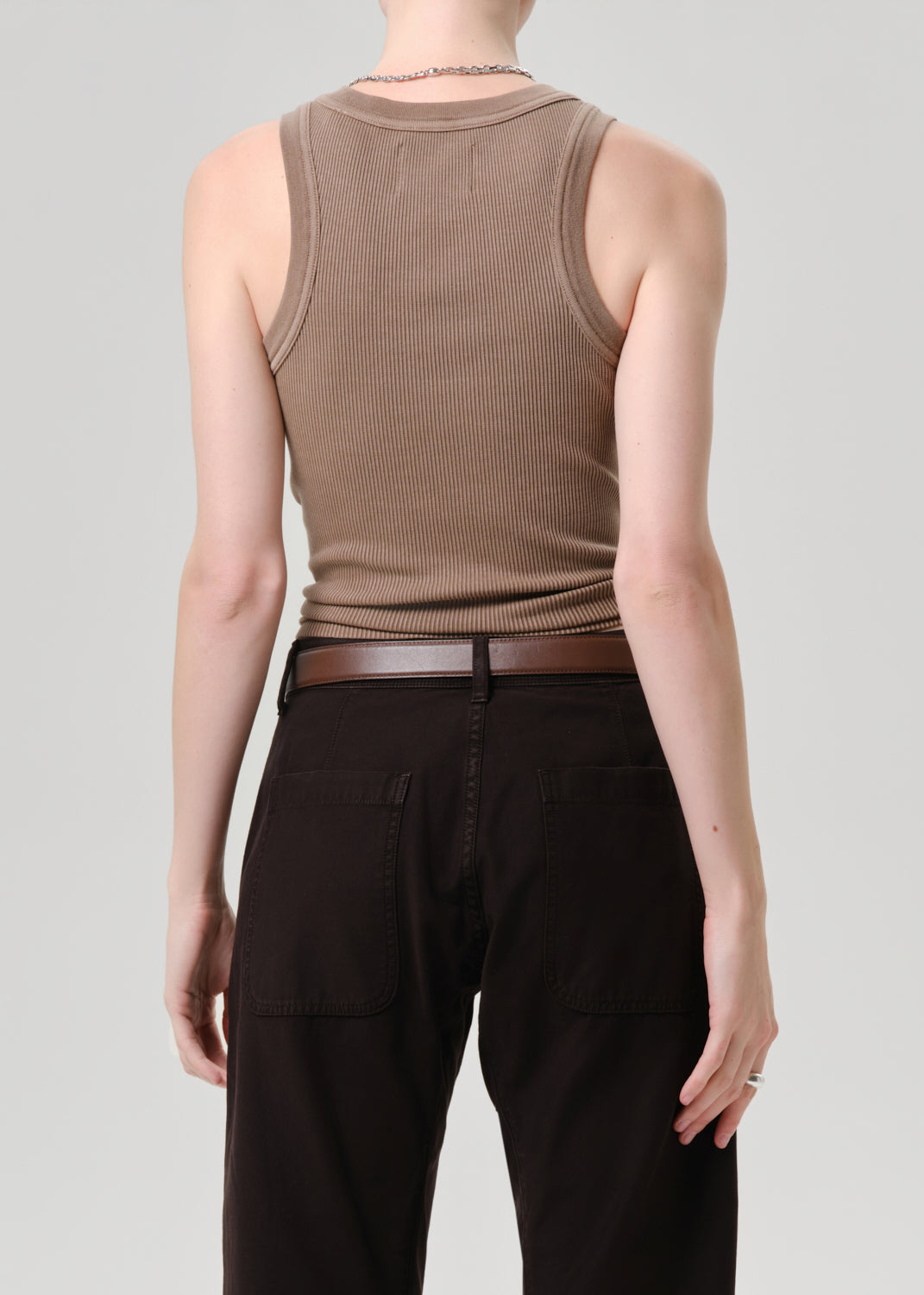 ISABEL RIB TANK IN COCOA