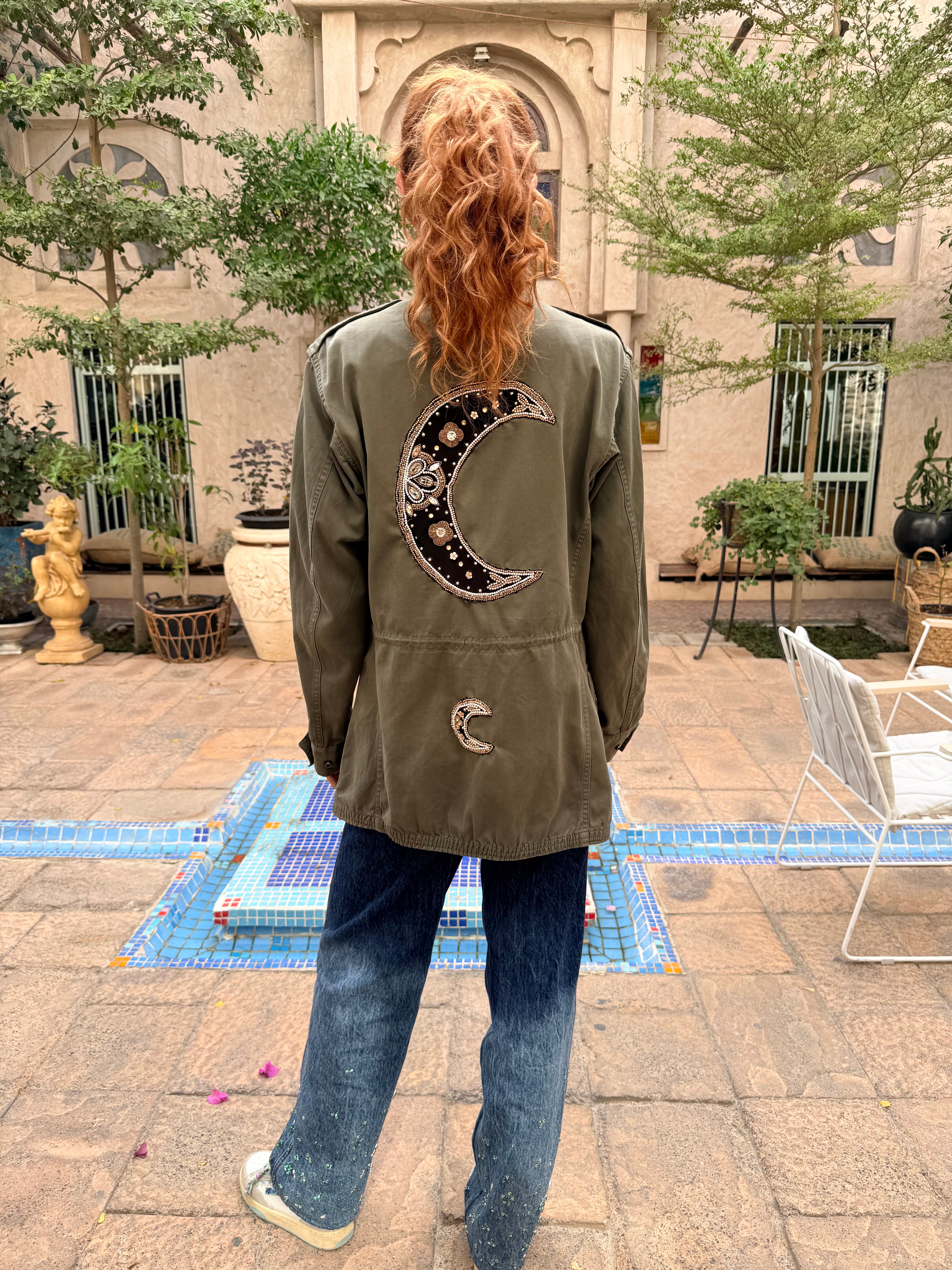 EMBROIDERED MILITARY VINTAGE JACKET