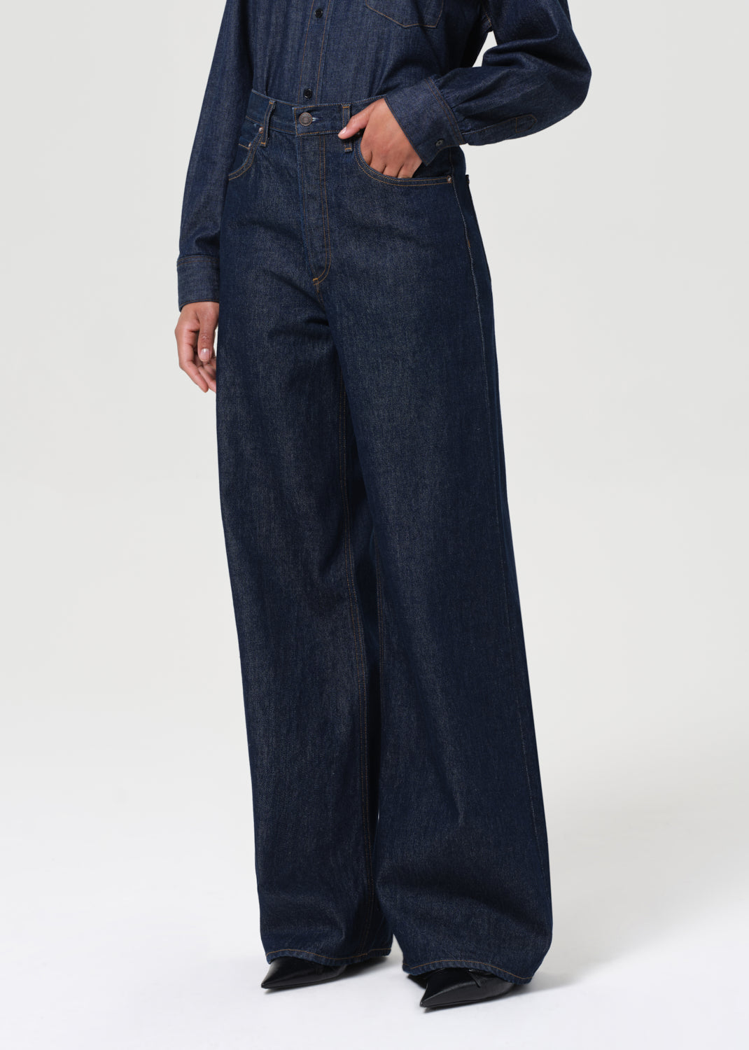 High Rise Wide Leg - No Cuff - FOXLEY