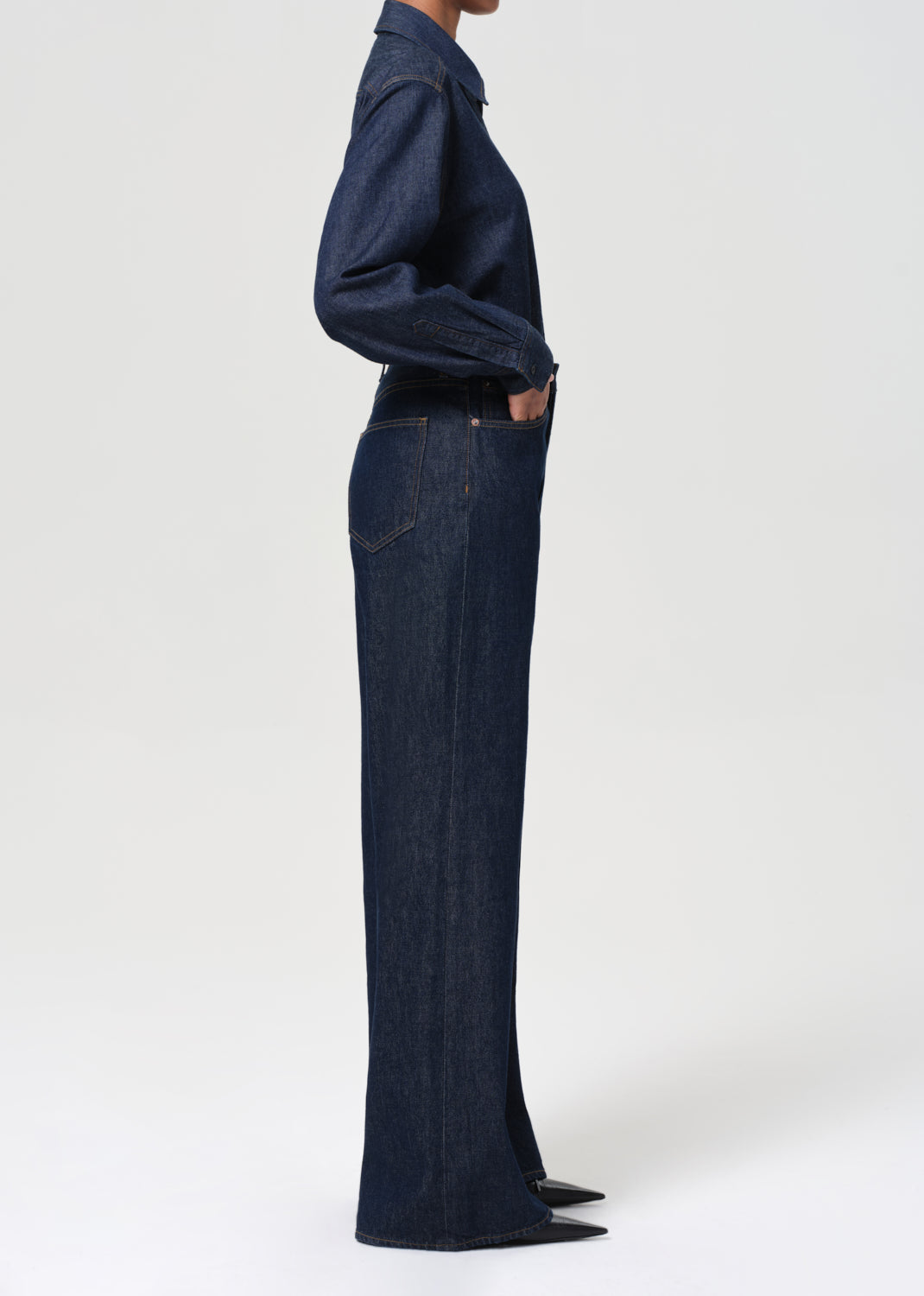 High Rise Wide Leg - No Cuff - FOXLEY