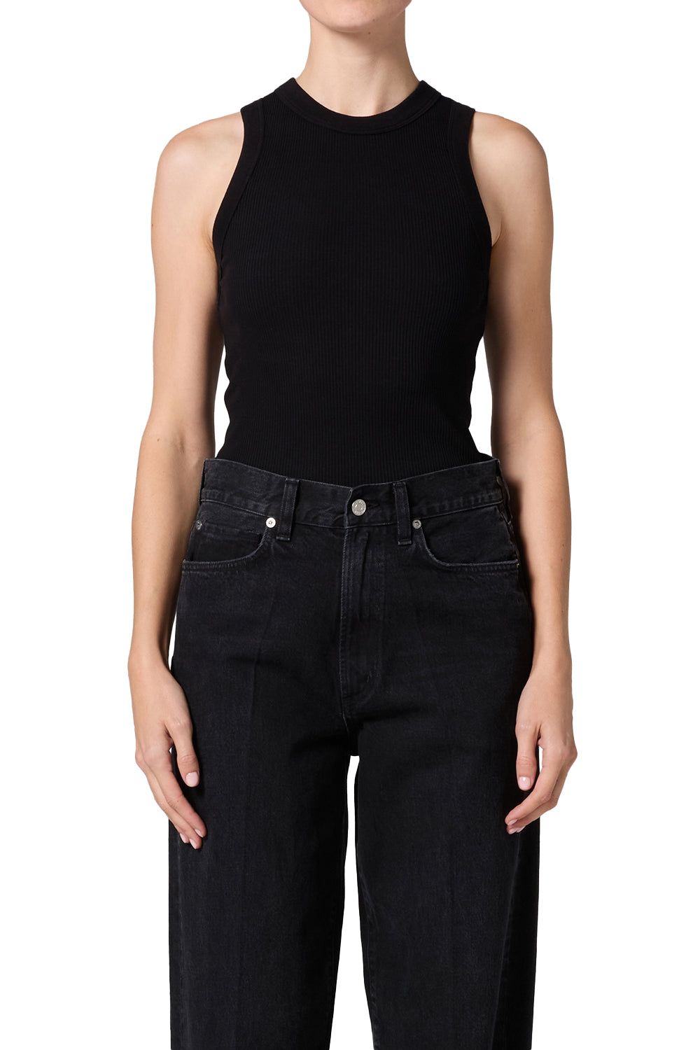 LEIGH TANK IN BLACK