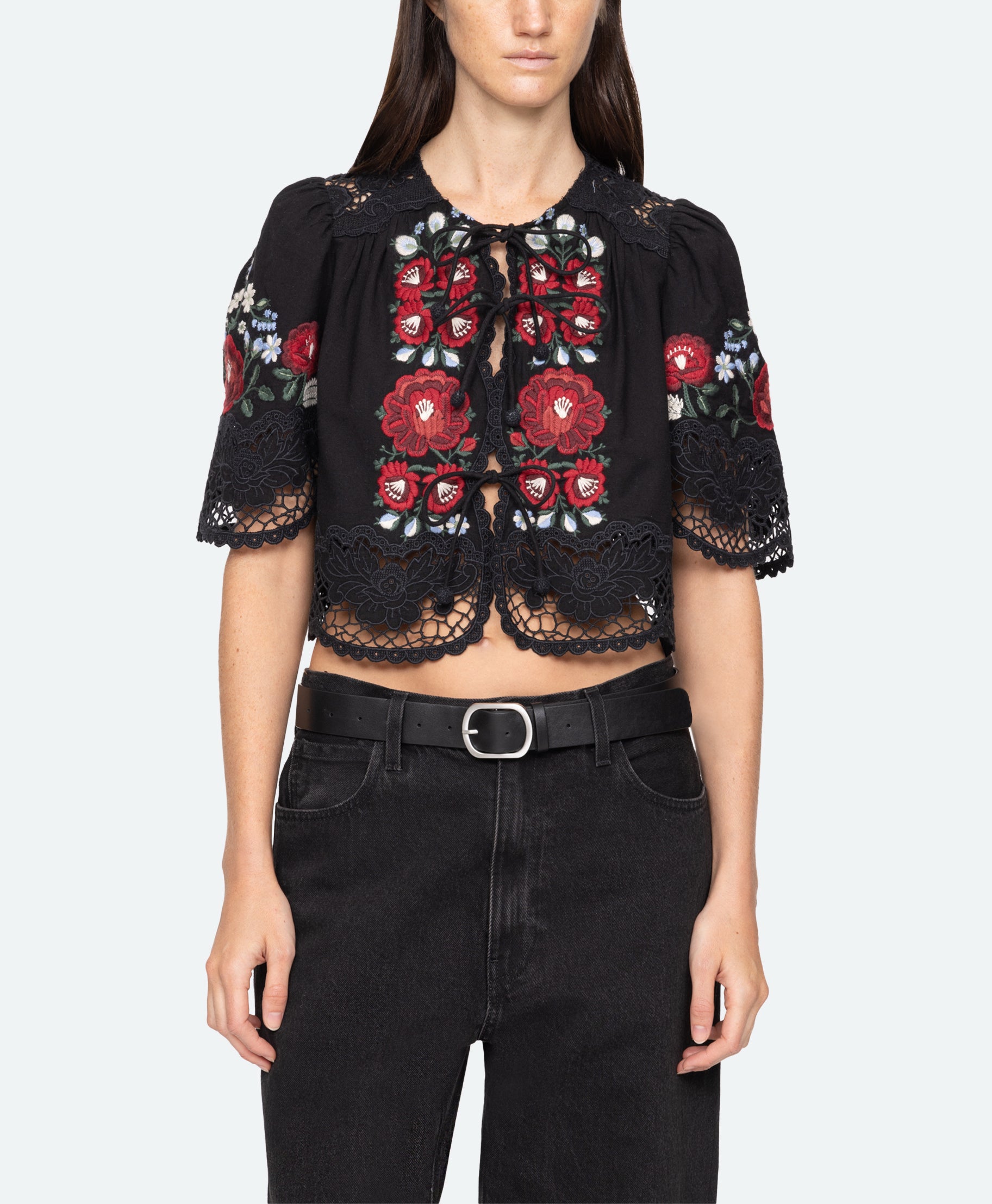 ROSALINE EMBROIDERY TOP