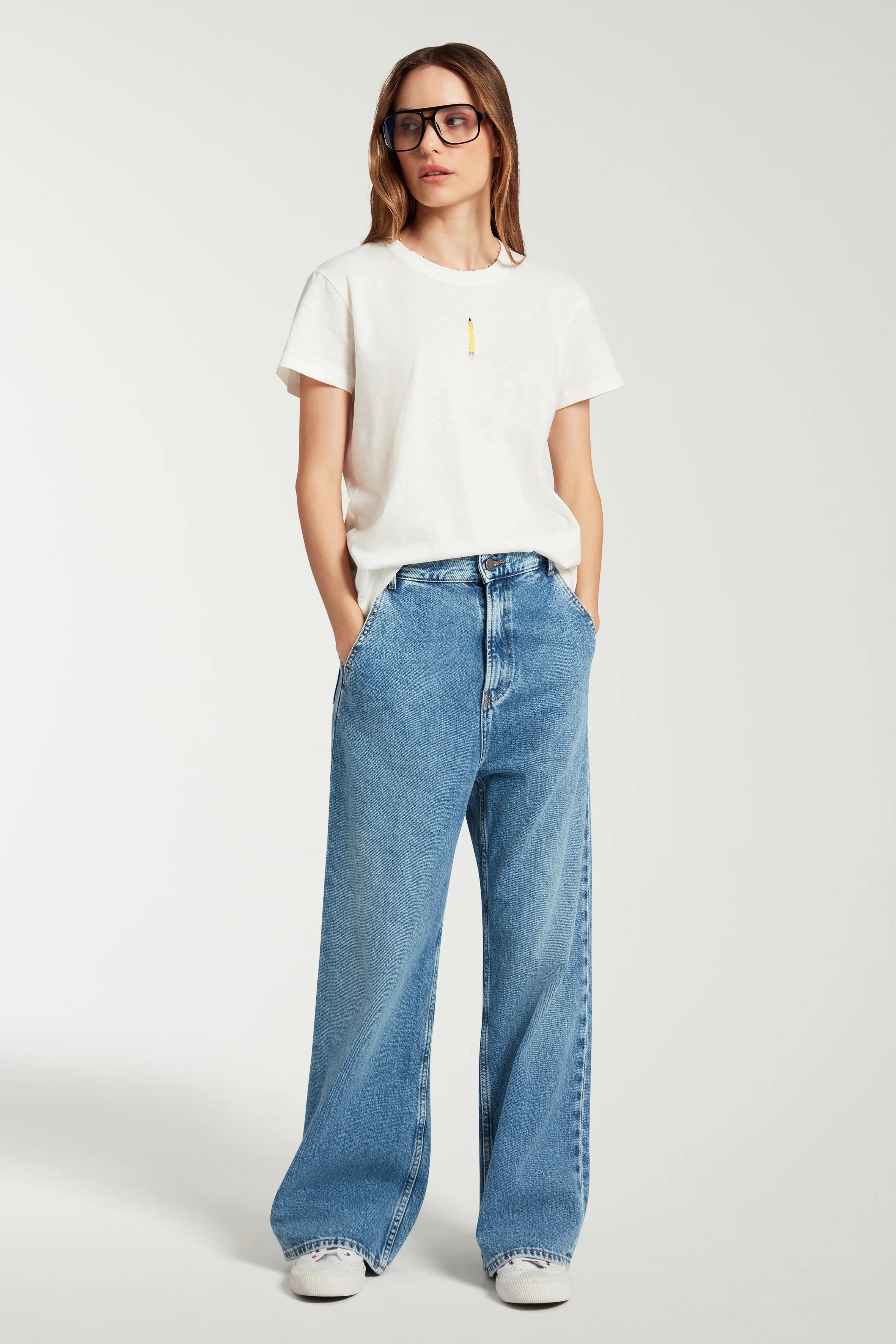 EMBROIDERED PENCIL T-SHIRT