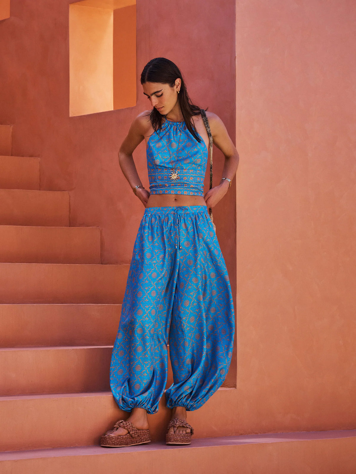 Serin Silk Balloon Pant