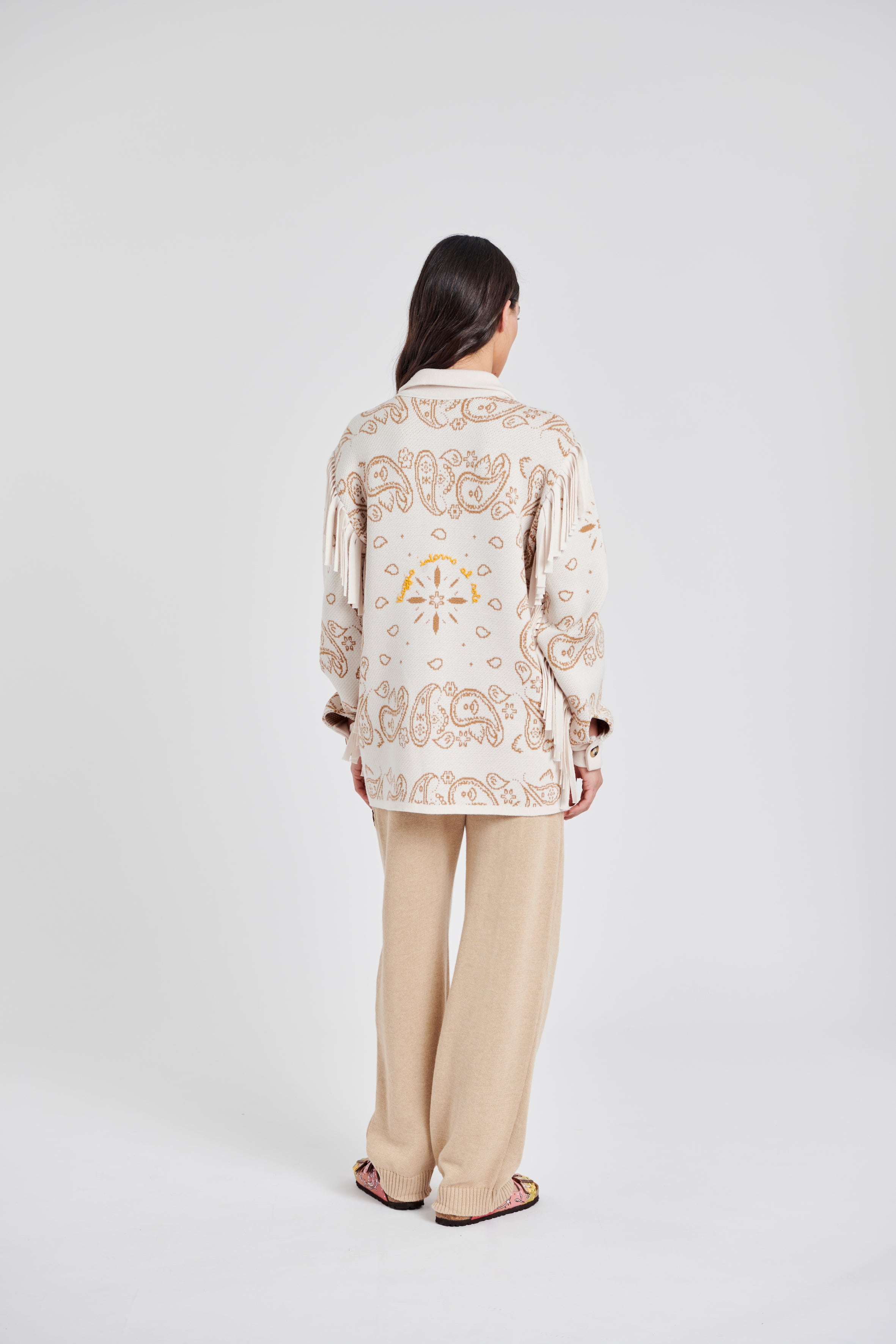 CREAM BANDANA JACKET