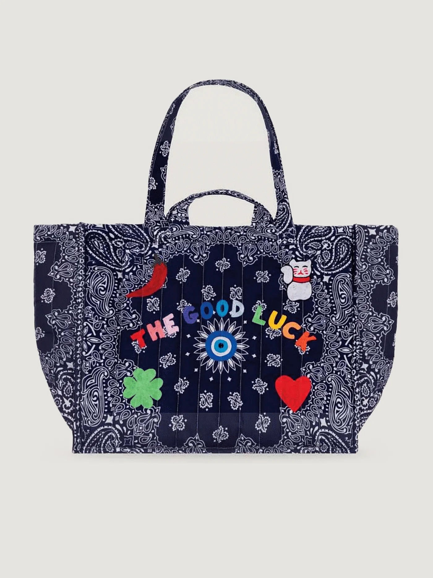 MAXI QUILTED - THE GOOD LUCK - NAVY
