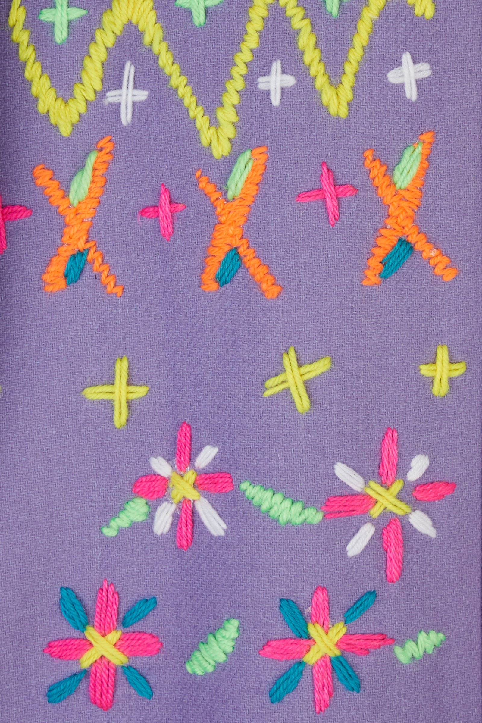 EMBROIDERED FAIR ISLE COAT