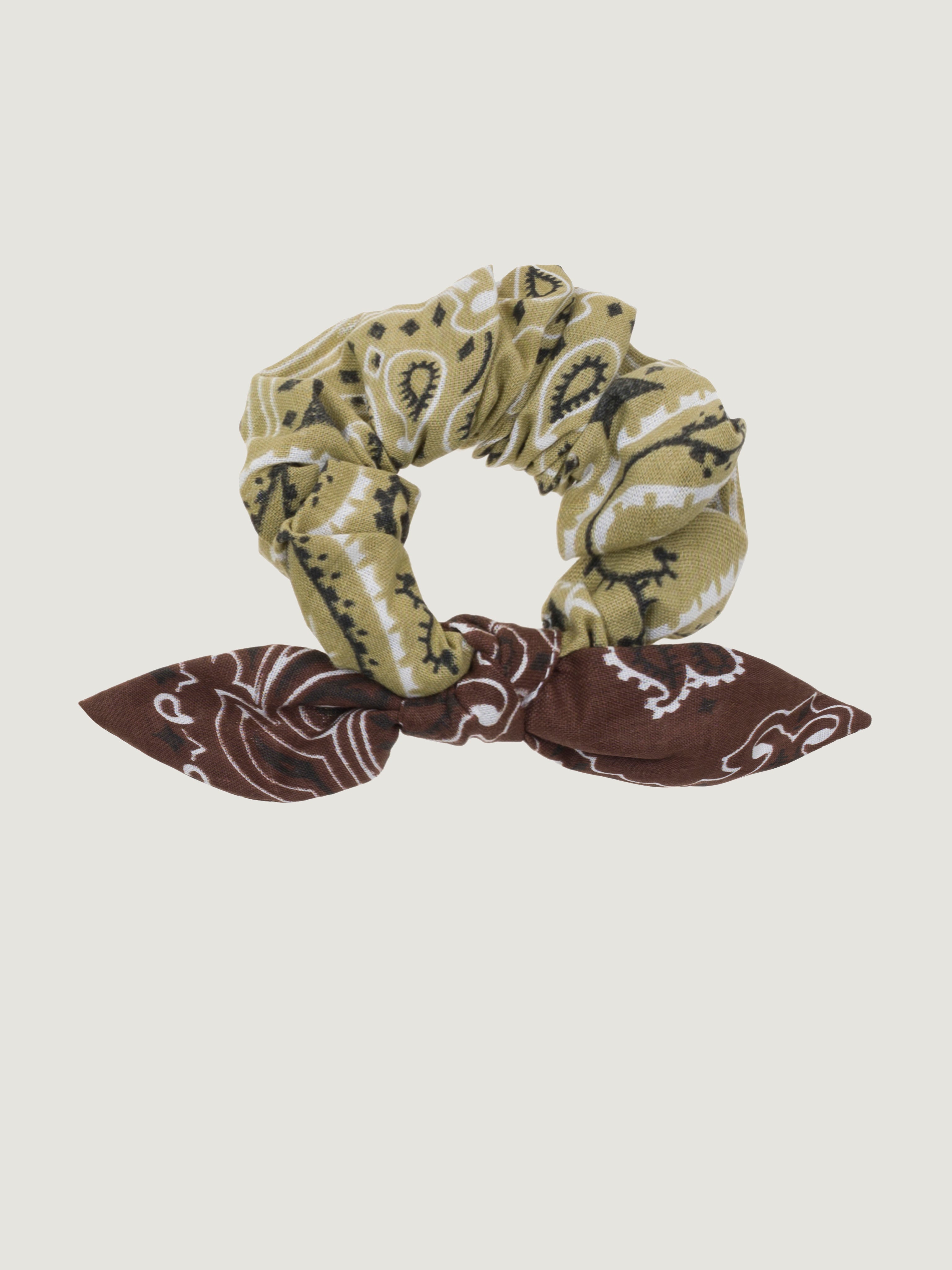 Scrunchy - Beige / Brown