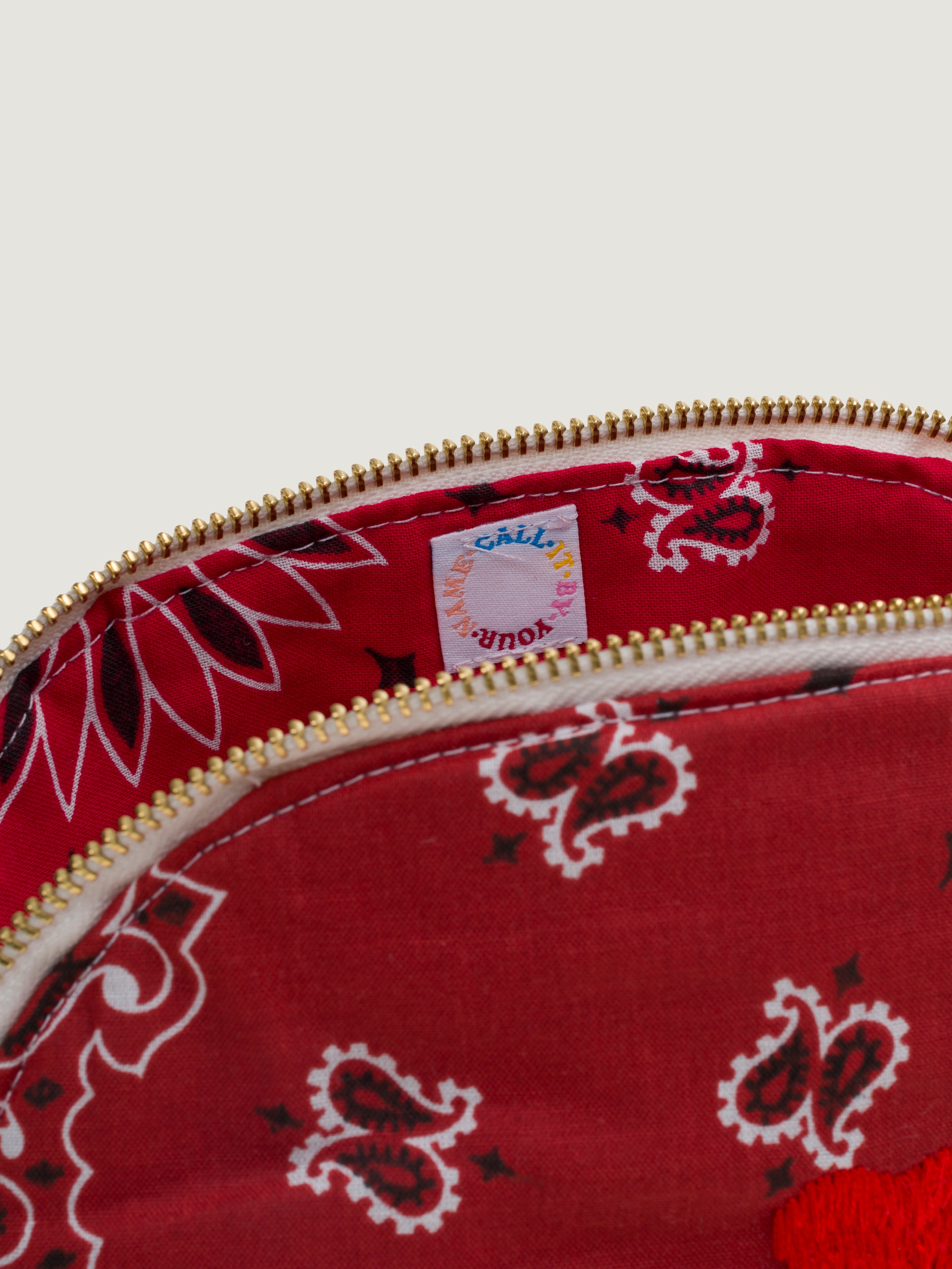 SMALL VANITY - HEART - VINTAGE RED/RED