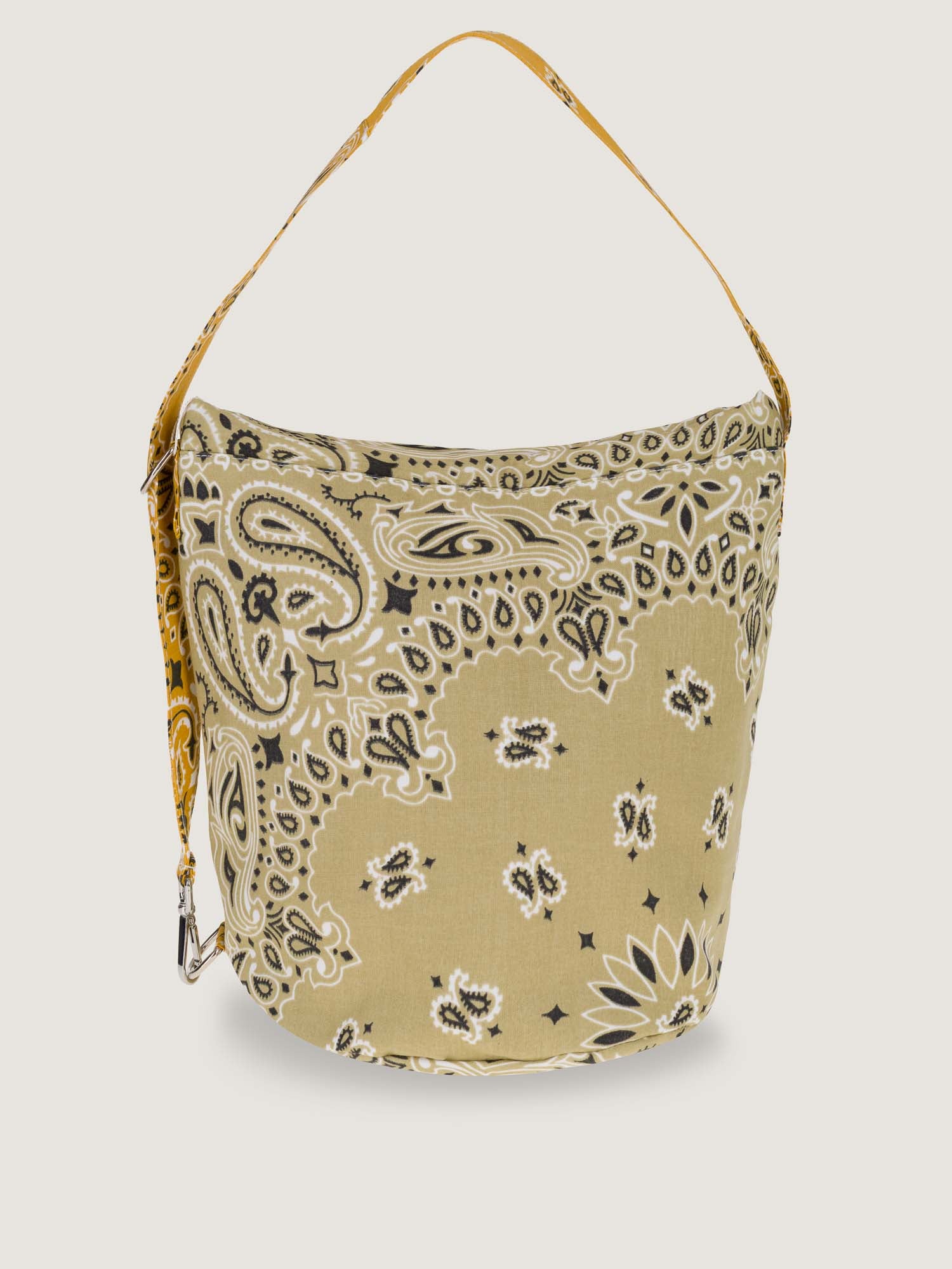 BUCKET BAG - BEIGE/MUSTARD