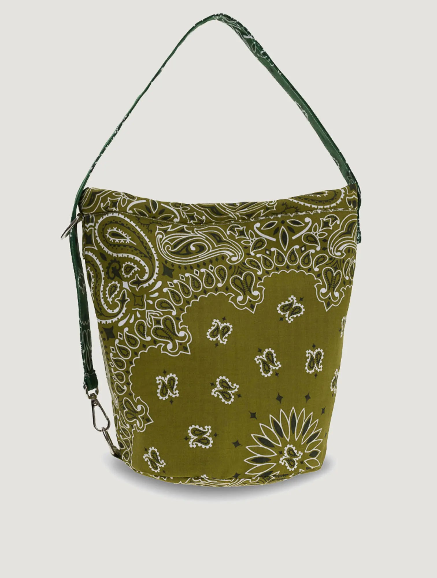 BUCKET BAG - BRONZE/GREEN
