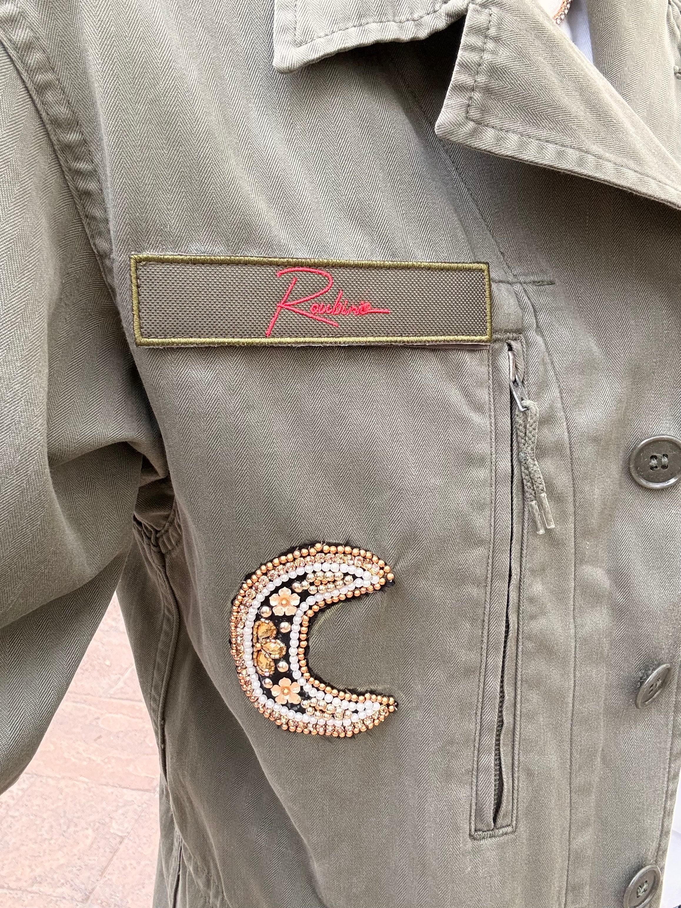 EMBROIDERED MILITARY VINTAGE JACKET