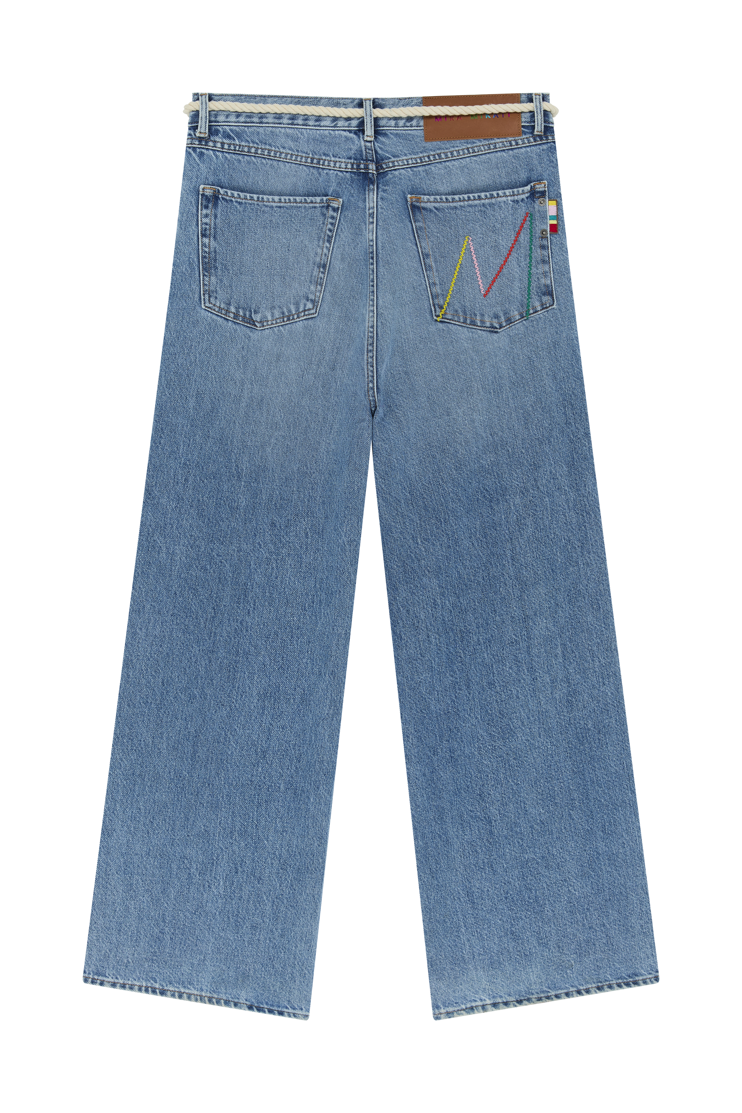 EMBROIDERED HEART JEANS