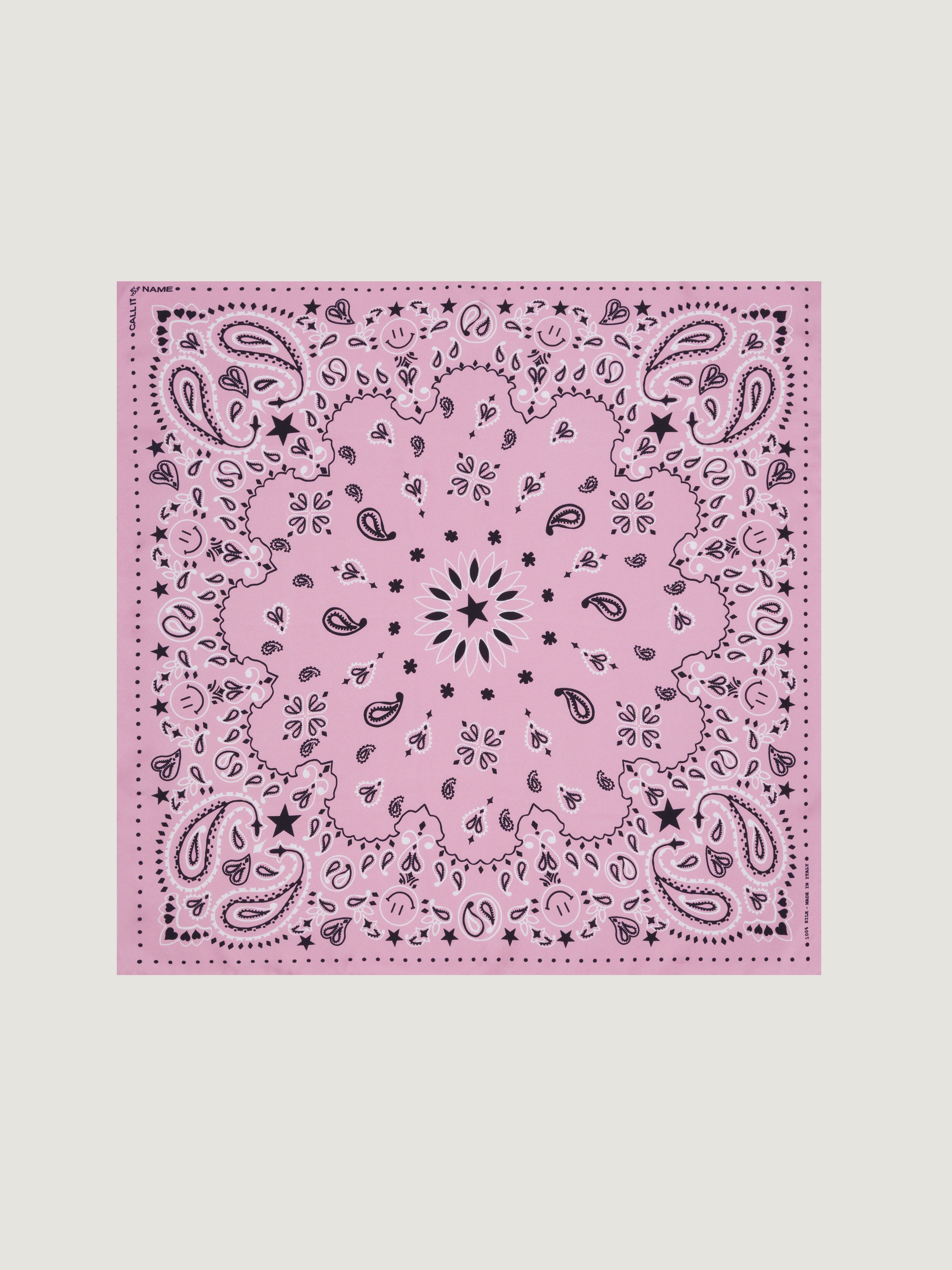 SILK BANDANA PINK - SMALL