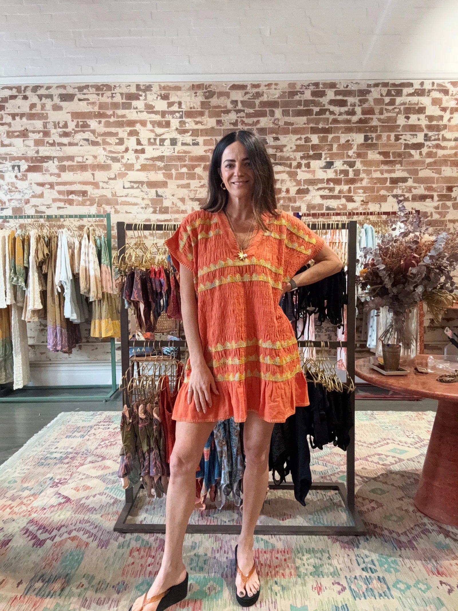 HERA TUNIC TERRACOTTA