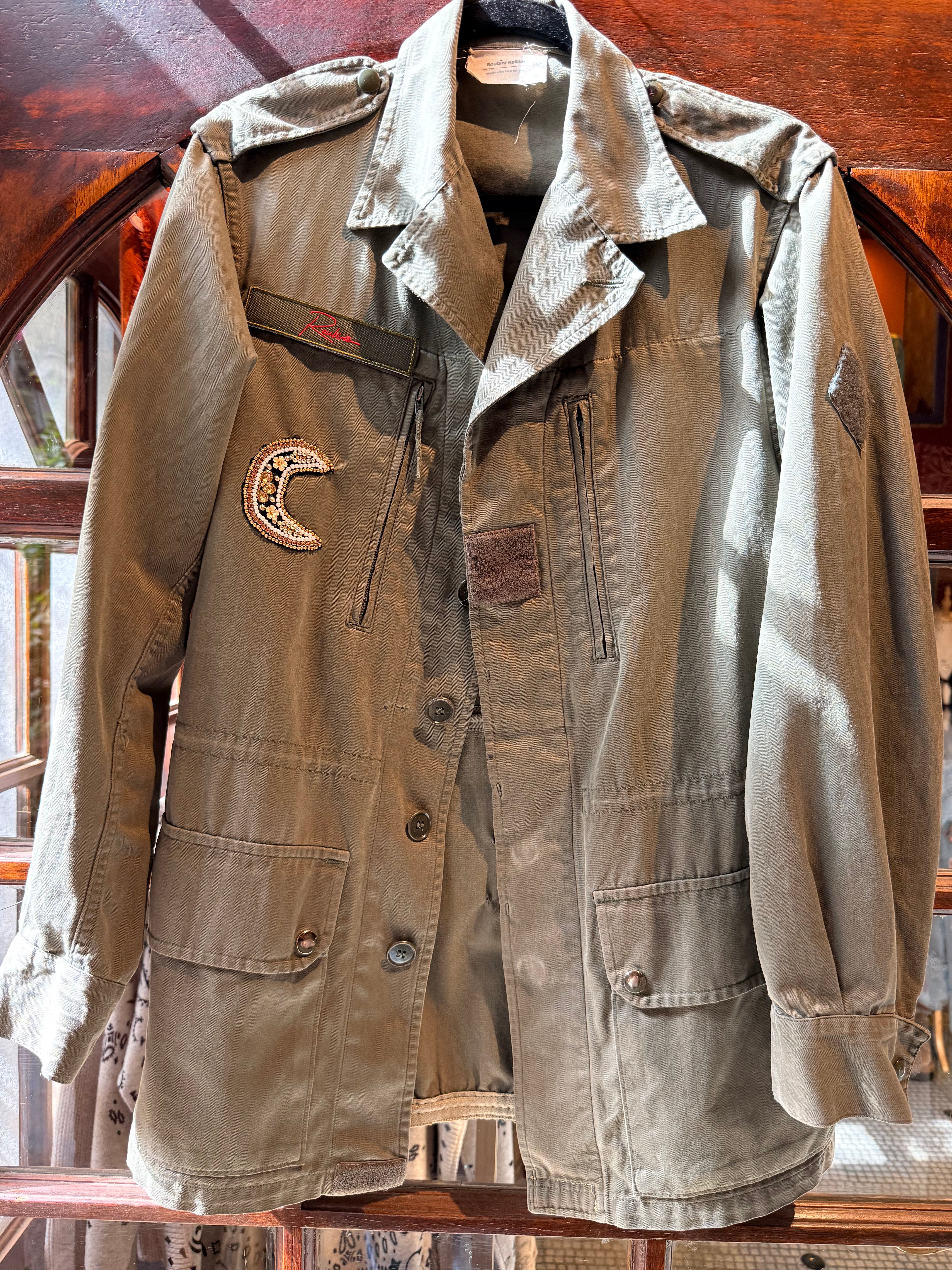 EMBROIDERED MILITARY VINTAGE JACKET