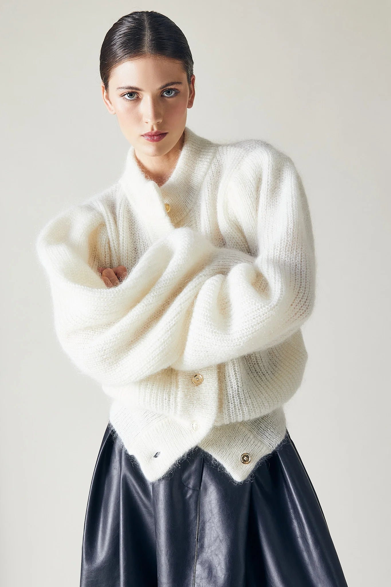 LEANDRA CARDIGAN OFF WHITE