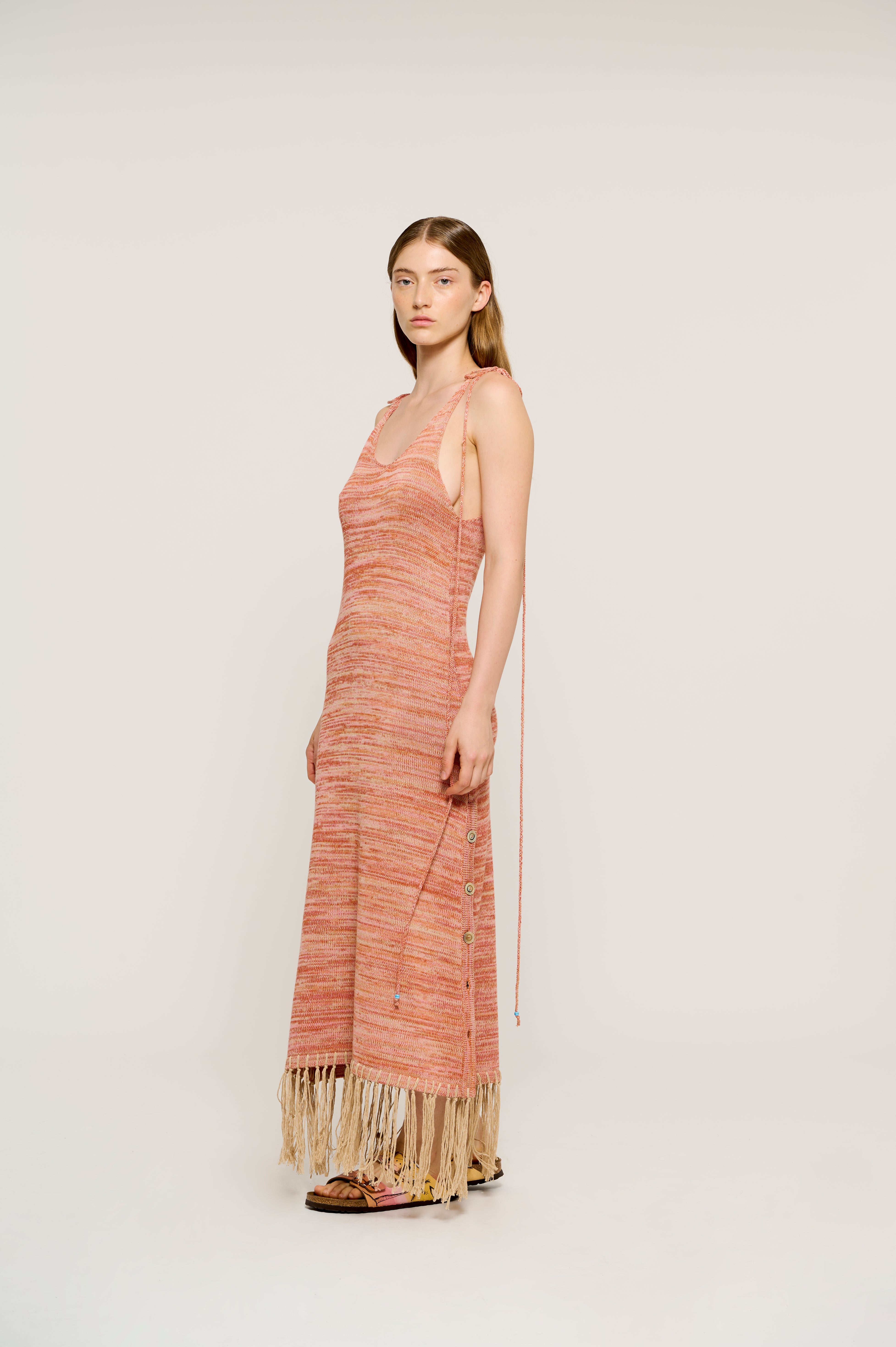 HEART MELANGE DRESS