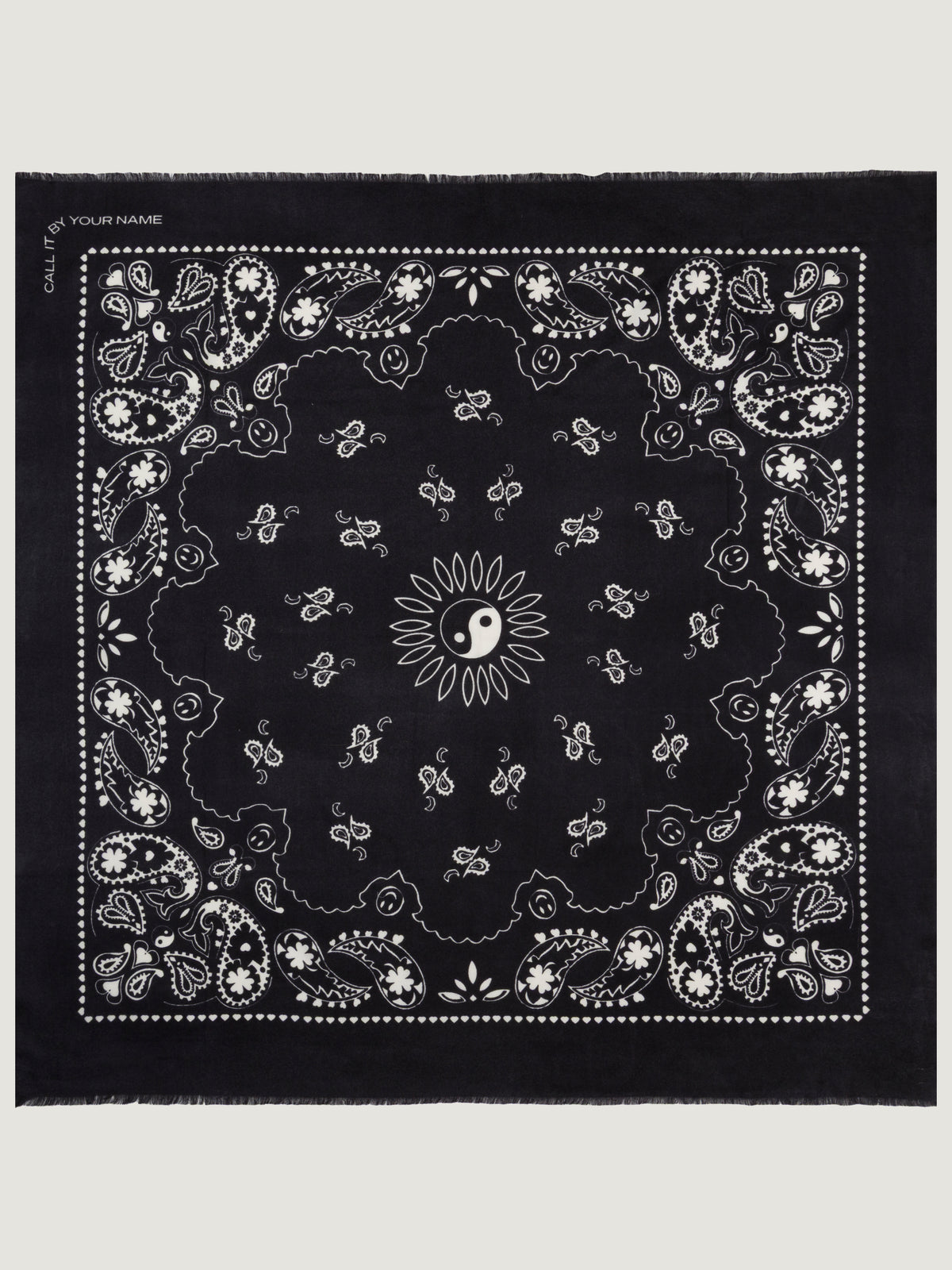 PAYSLEY SCARF - BLACK