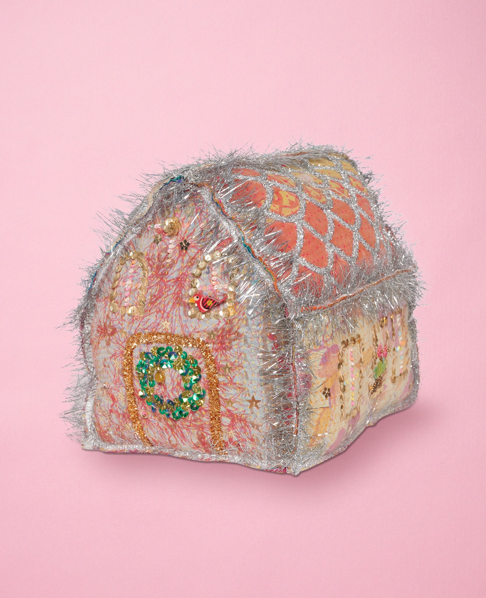 Gingerbread Kantha House - LARGE - No. 161