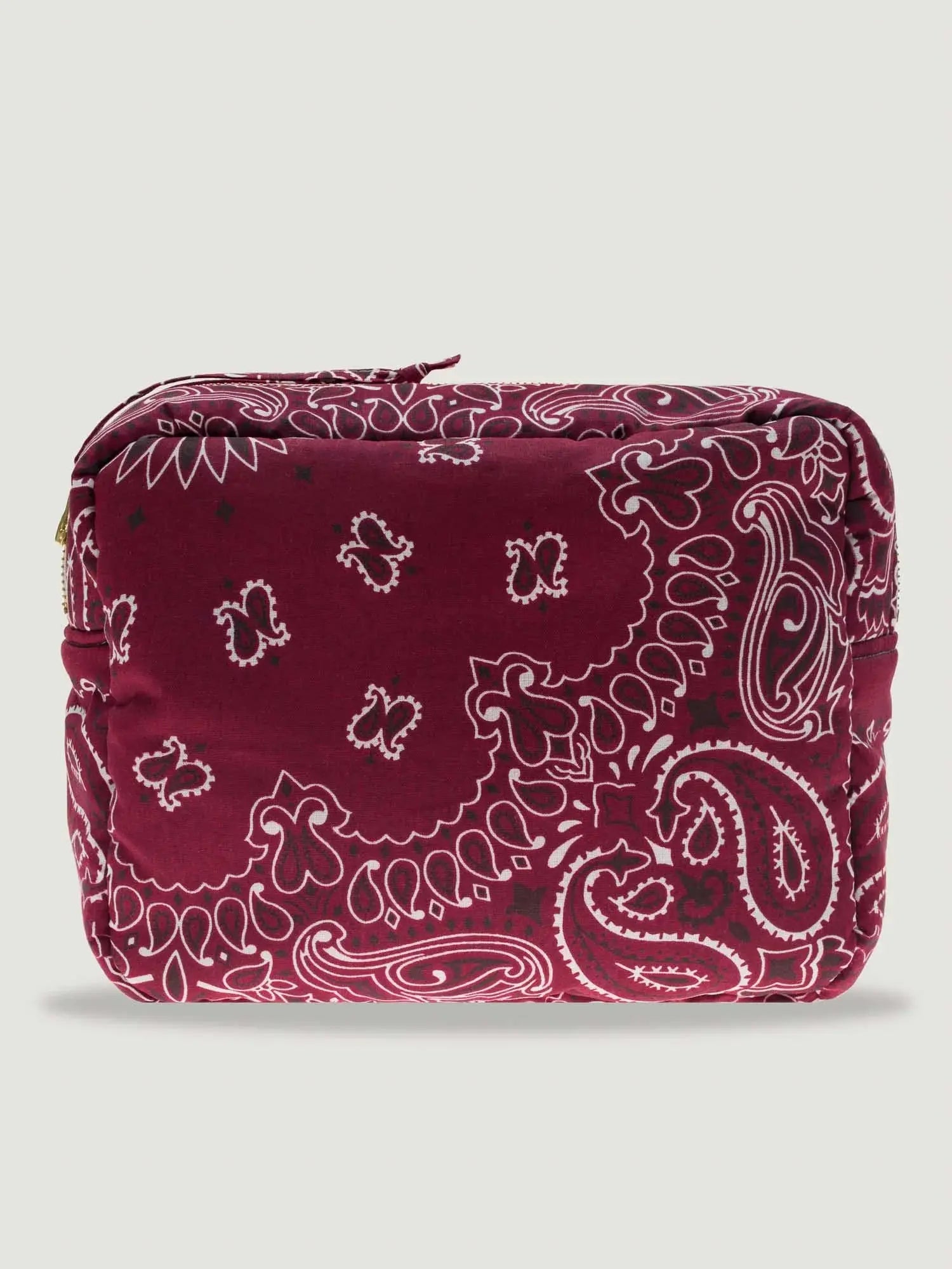 MAXI VANITY POUCH - MUSHROOM - ALL BURGUNDY