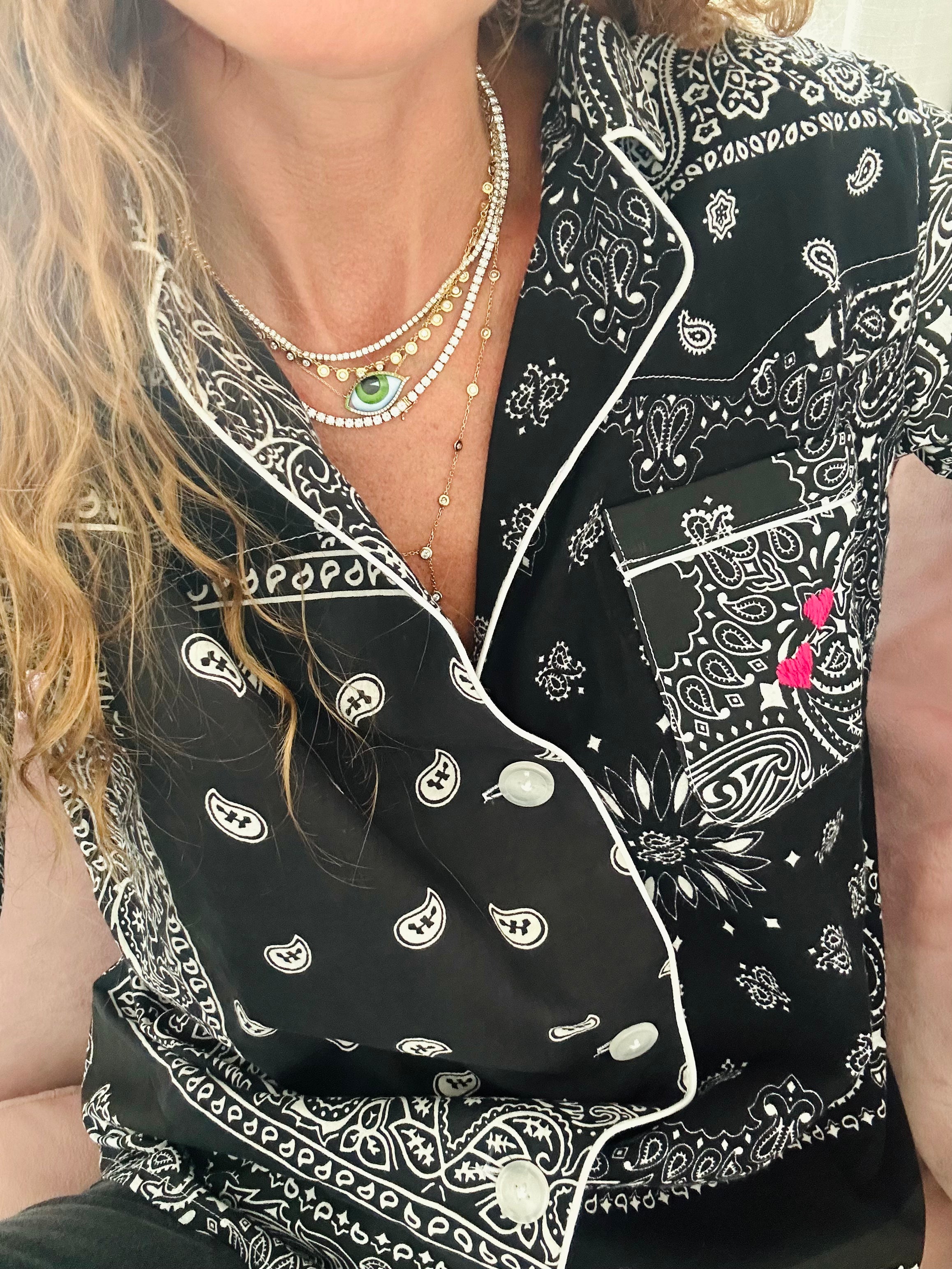 BANDANA SHIRT- ALL BLACK