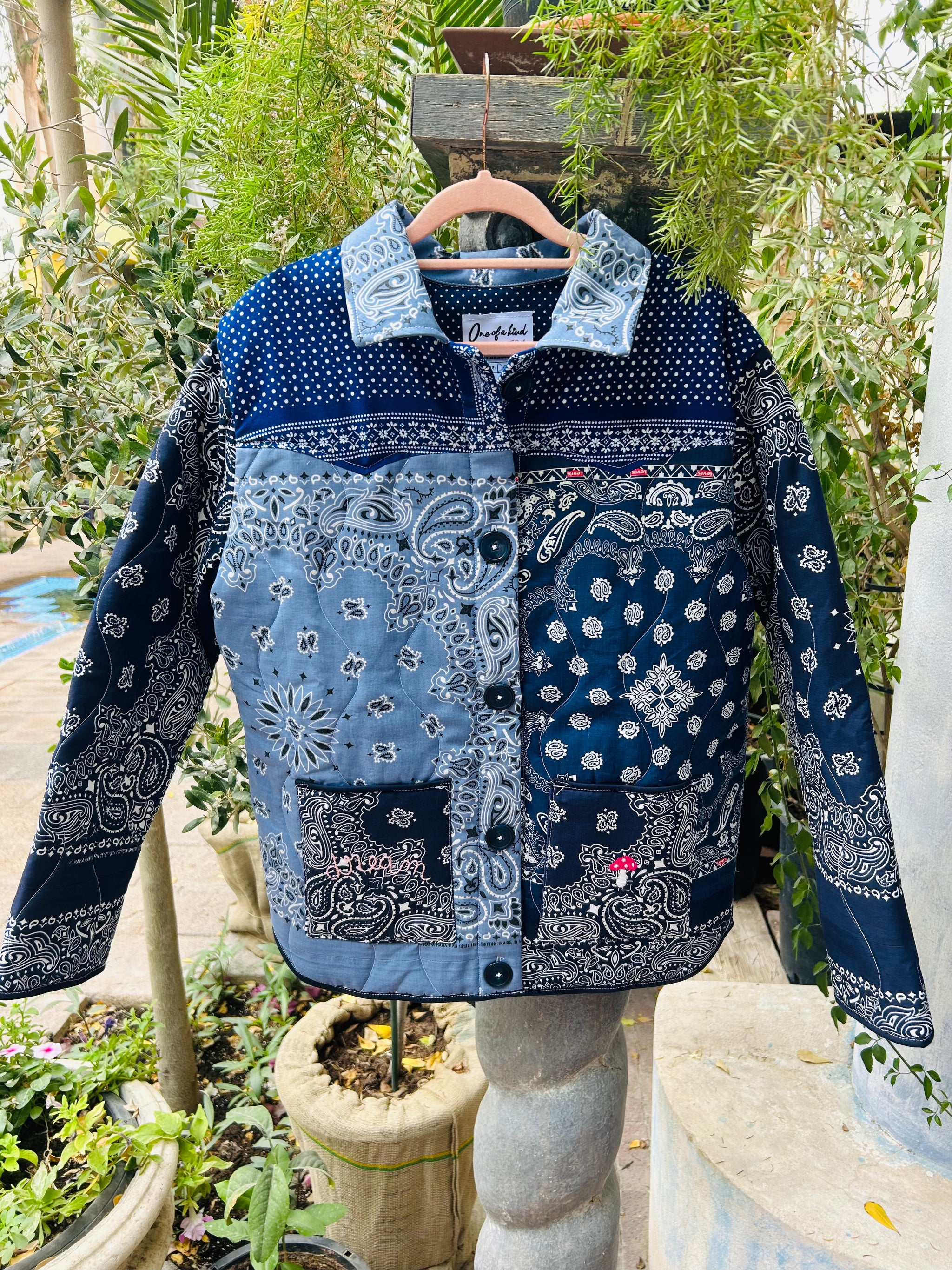 QUILTED BANDANA JACKET 721