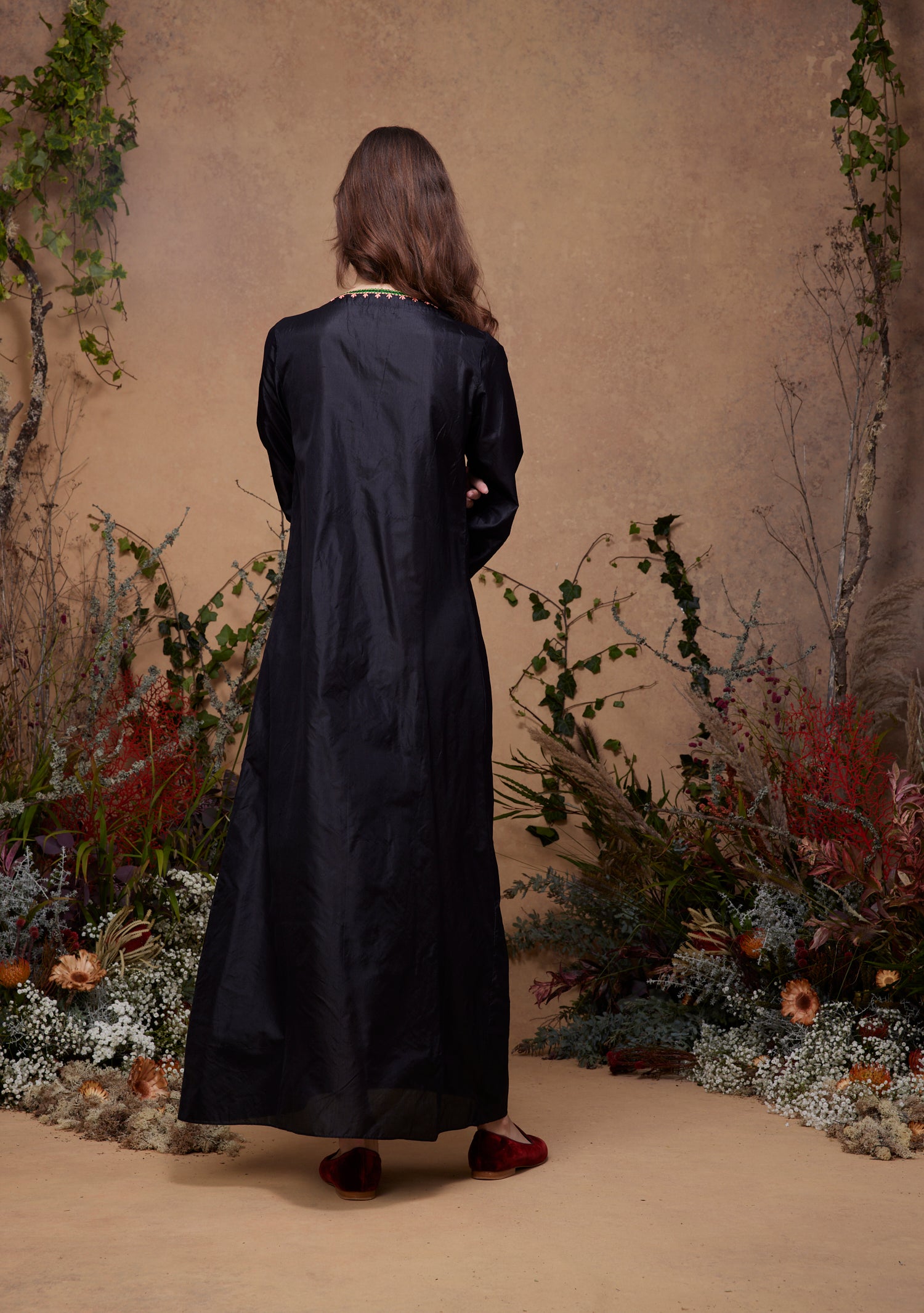 India Kaftan Black