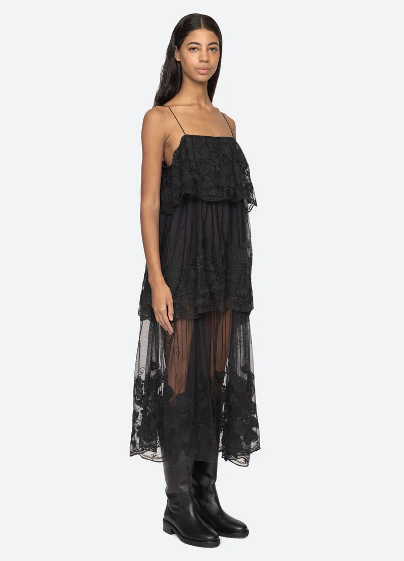 ARIELLE DRESS - BLACK