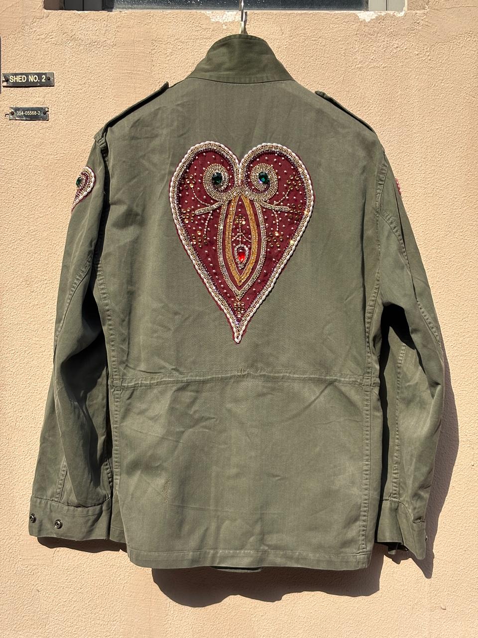 EMBROIDERED MILITARY VINTAGE JACKET